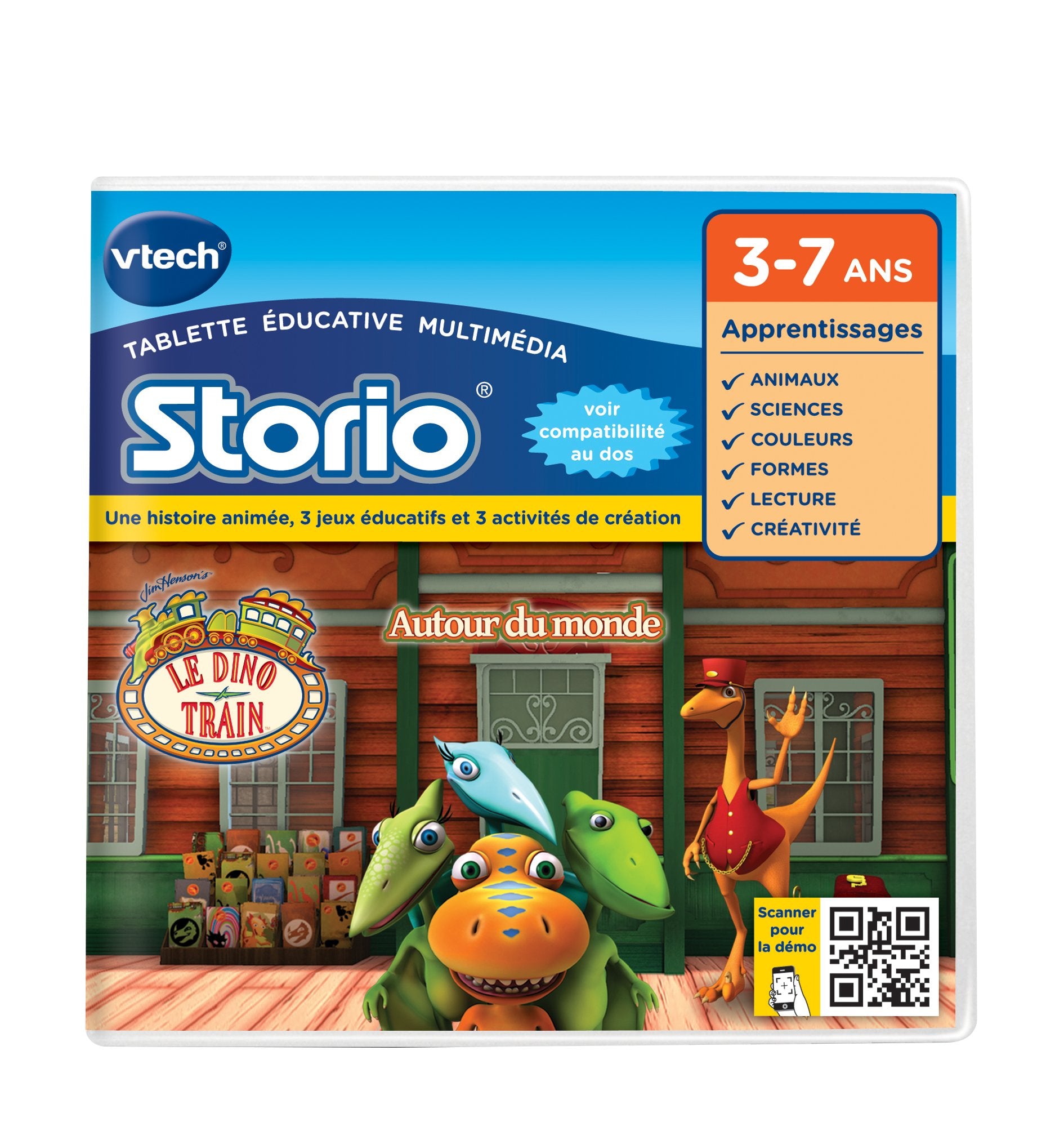Vtech - 231005 - Storio 2 et générations suivantes - Jeu éducatif - Le Dino Train 3417762310051