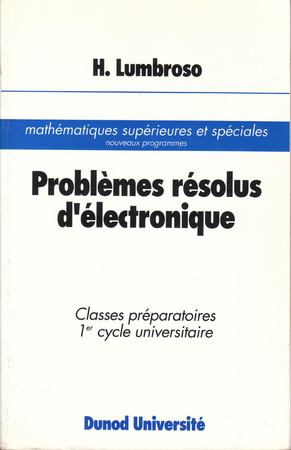 Pb Resolus Electronique 9782040198213