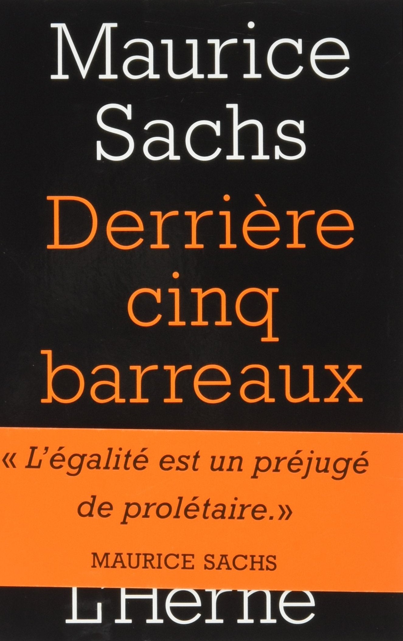 derriere cinq barreaux 9782851973658