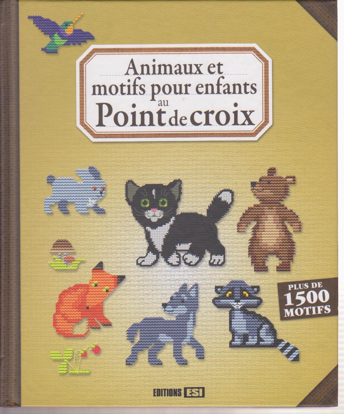 Animaux et Motifs pour Enfants au Point de Croix 9782353558766