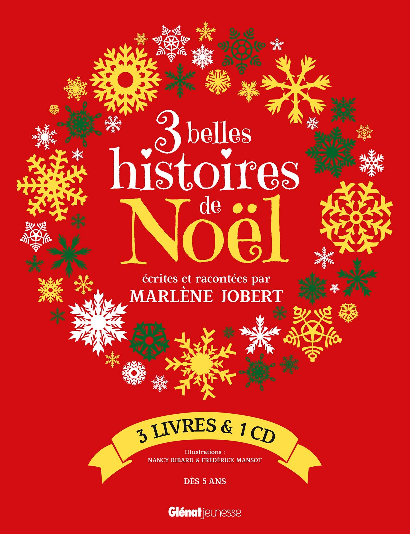 Coffret 3 belles histoires de Noël: 3 Livres & 1 CD 9782344008386