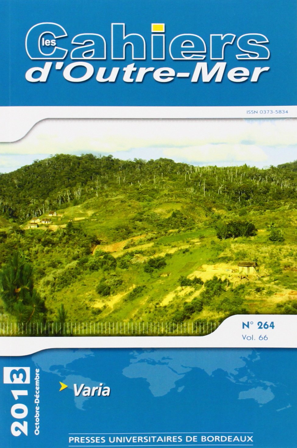 CAHIERS D OUTRE MER 264 9782867818547