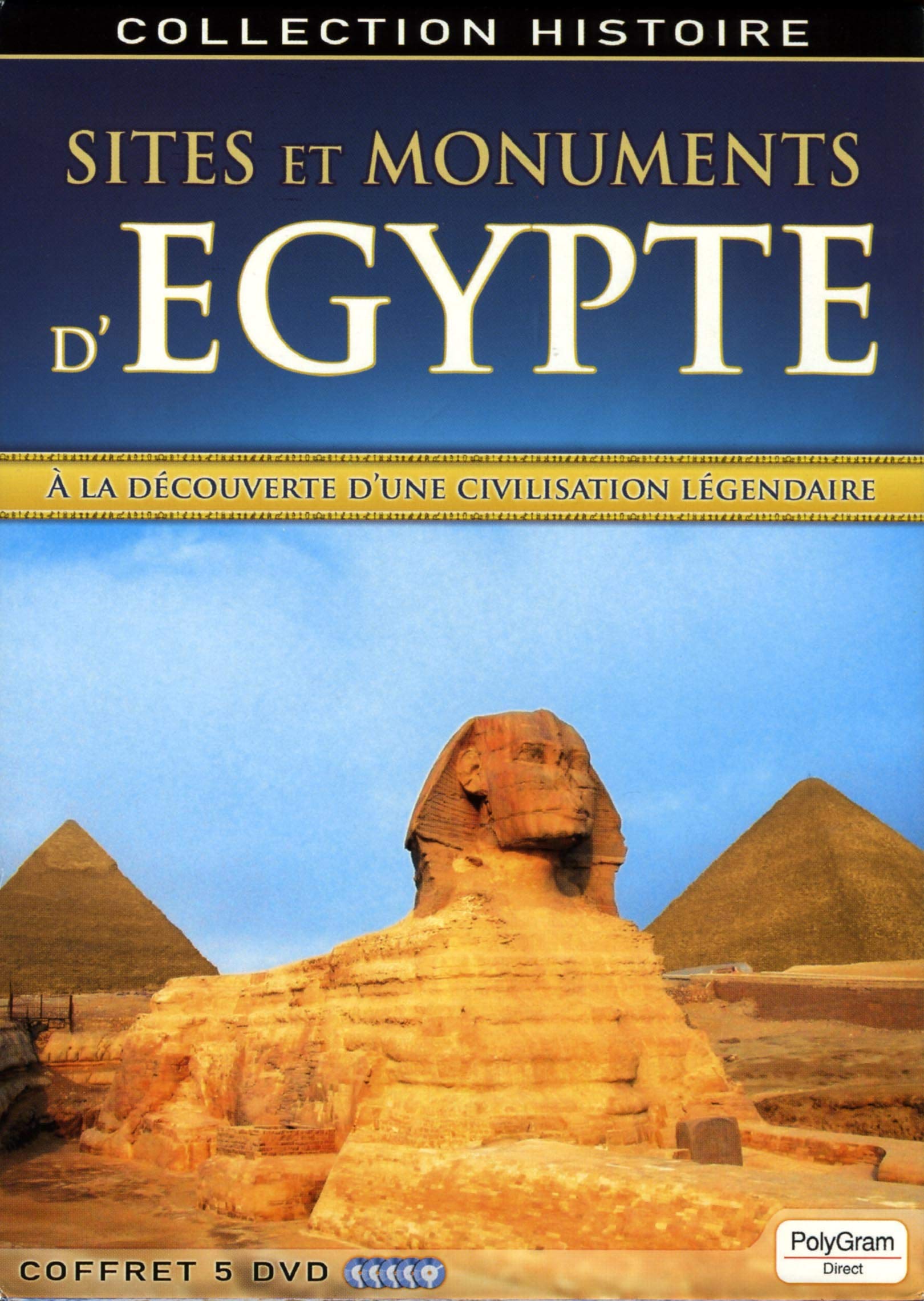 Sites et Monuments d'Egypte-Coffret 5 DVD 0600753068045