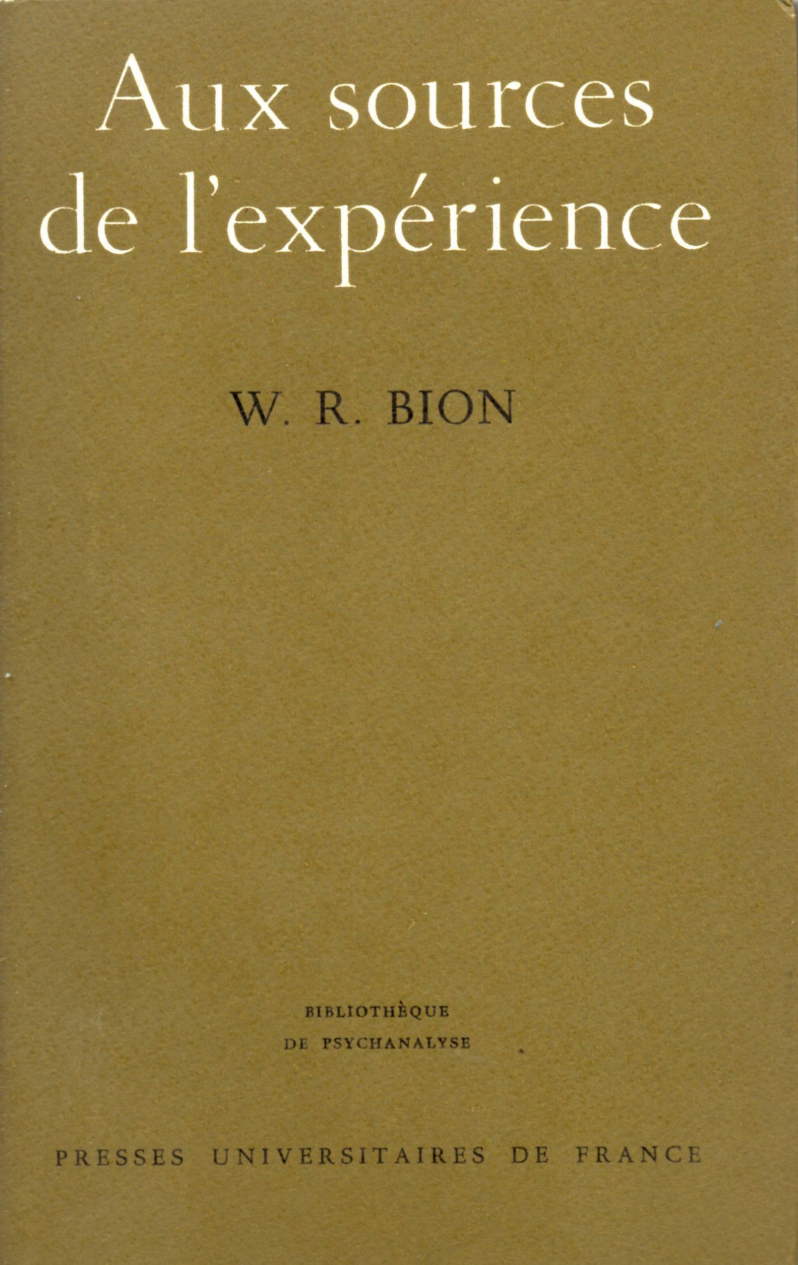 Aux sources de l'experience 9782130356646