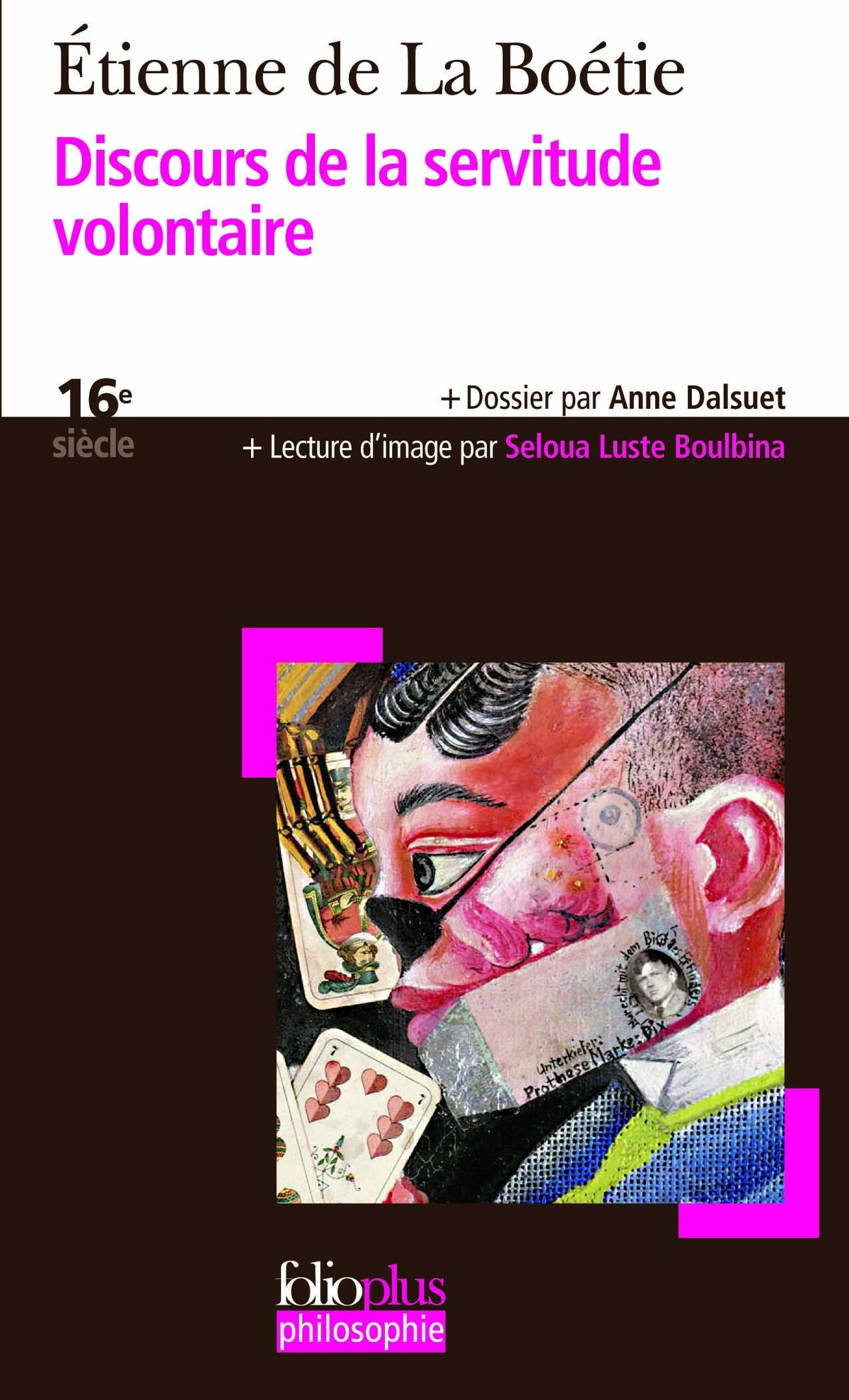 DISCOURS DE LA SERVITUDE VOLONTAIRE 9782070357710
