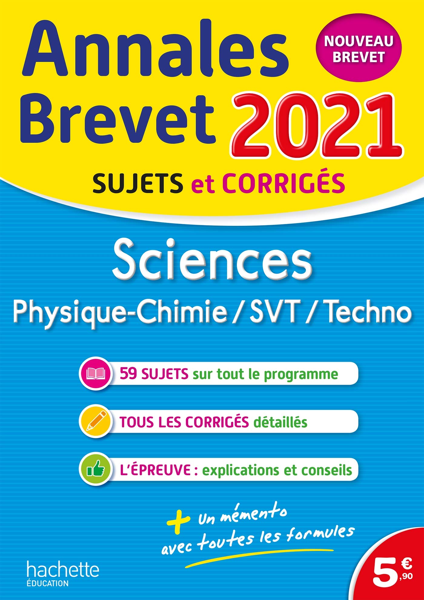 Annales Brevet 2021 Sciences 9782017119678