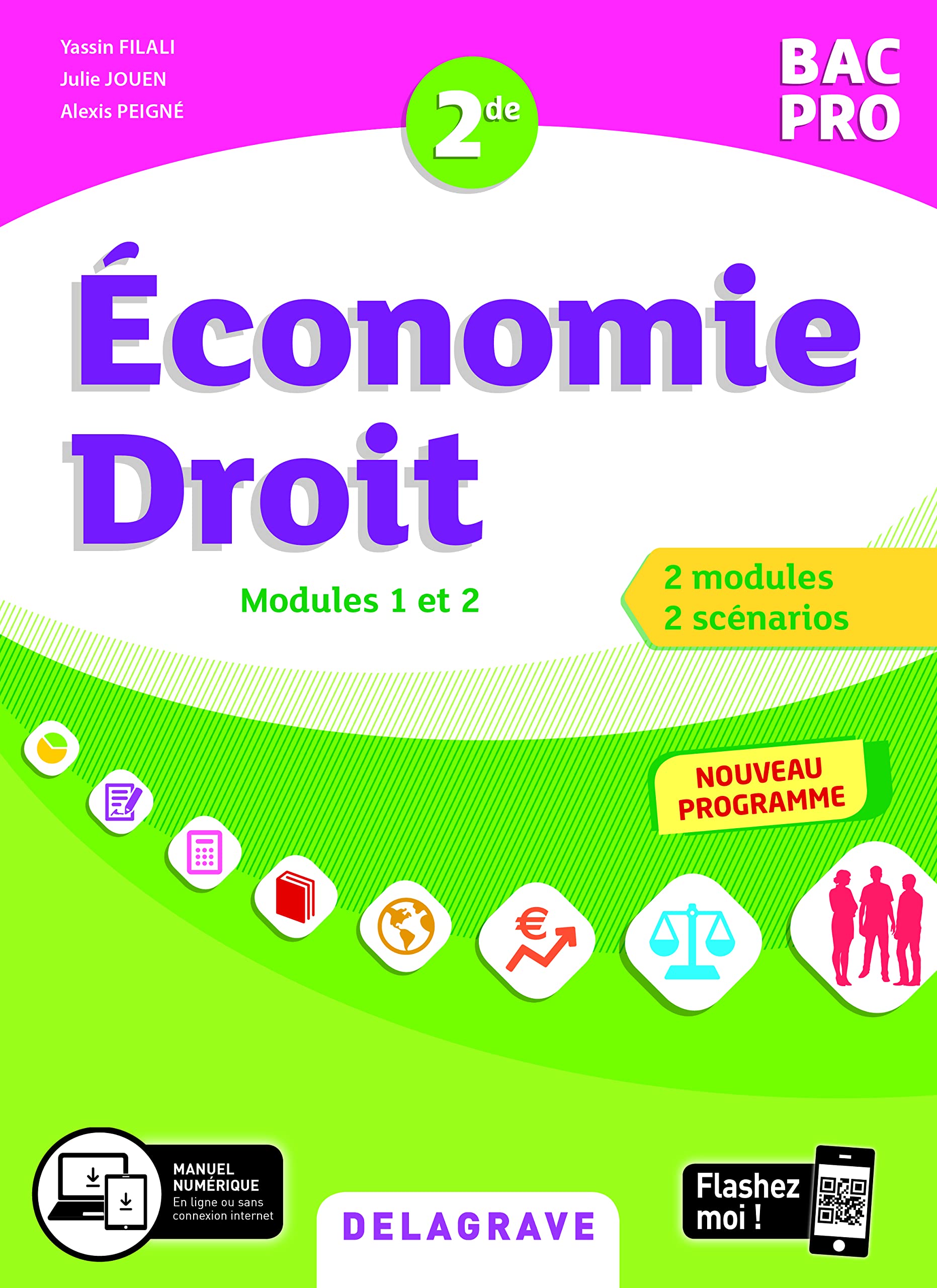 Économie-Droit 2de Bac Pro (2020) - Pochette élève 9782206306889