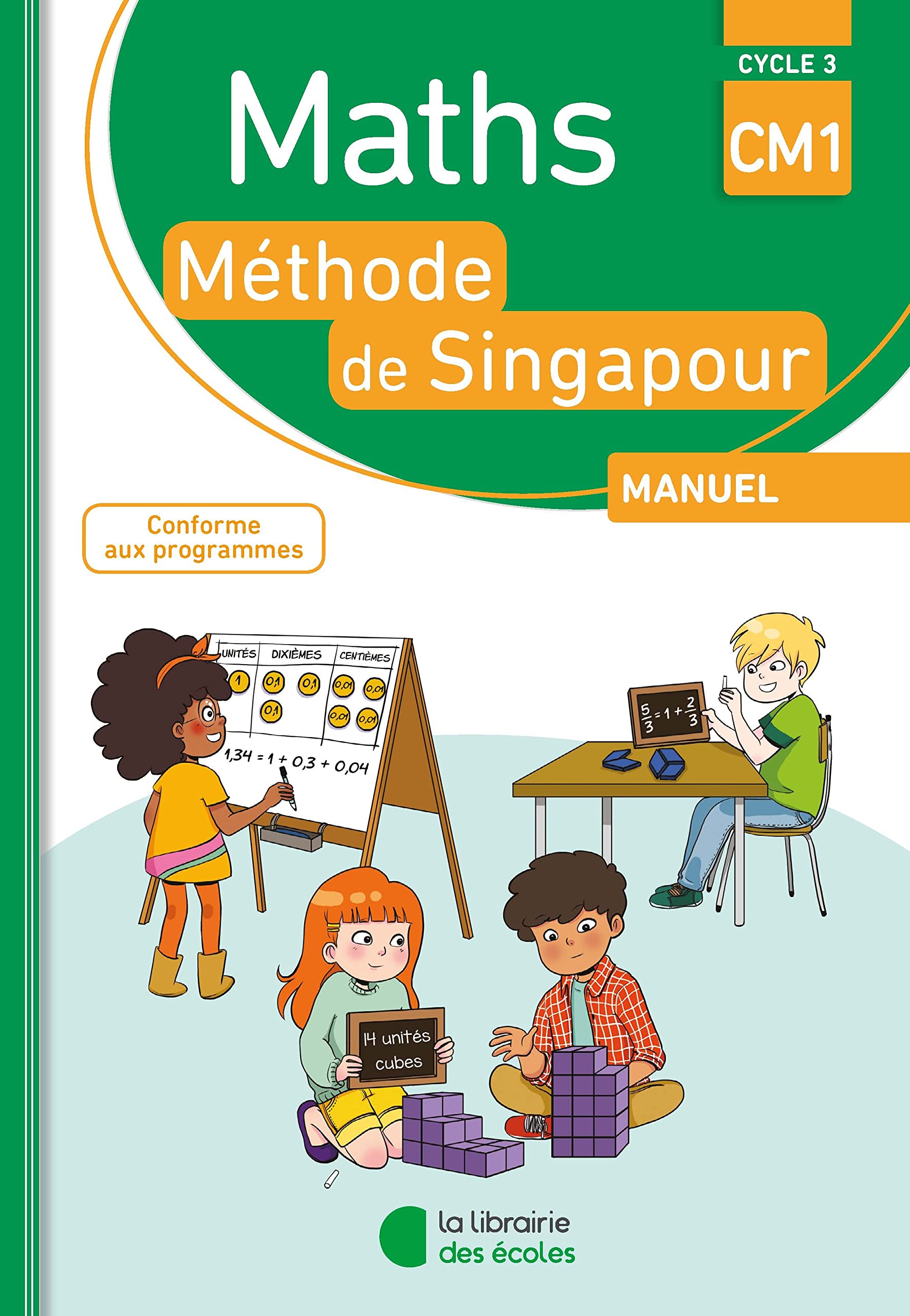 Maths Singapour CM1 - Manuel 2018 9782369401902