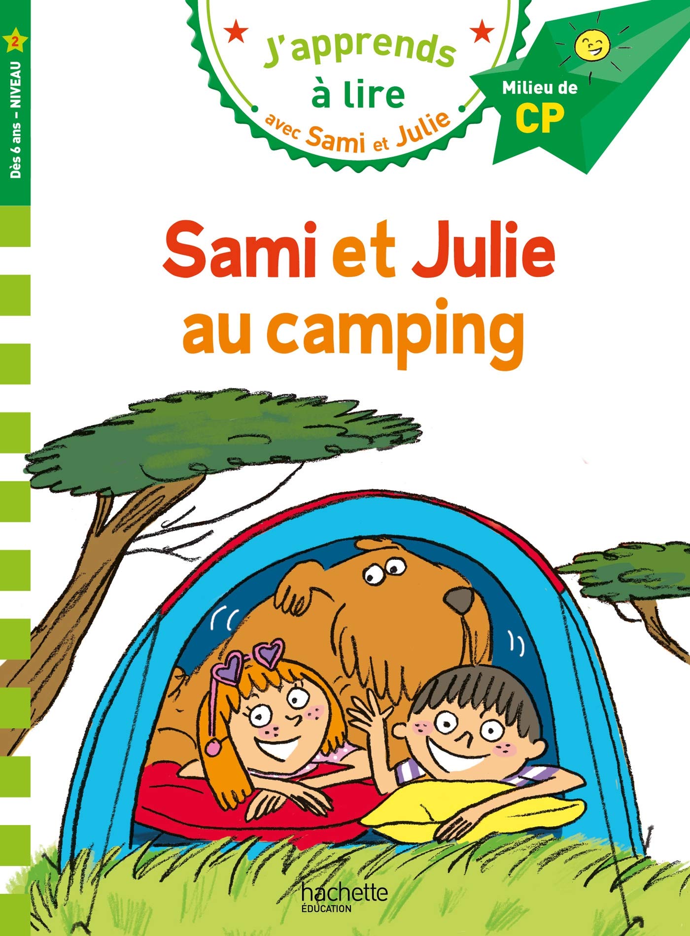 Sami et Julie CP niveau 2 Sami et Julie au camping 9782017123101
