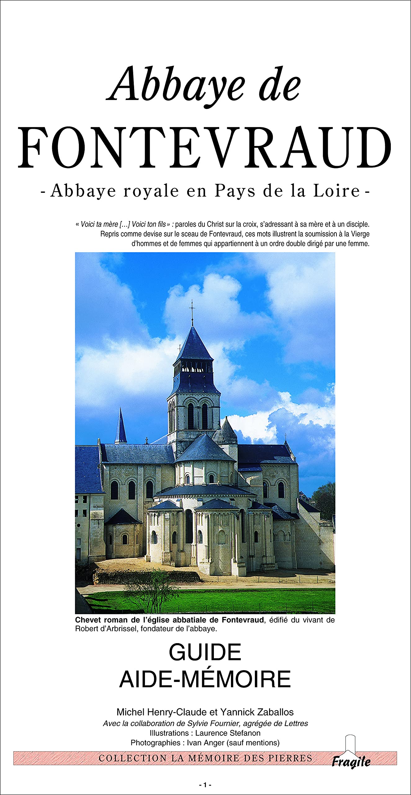 Abbaye de Fontevraud, abbaye royale en pays de la Loire 9782910685201