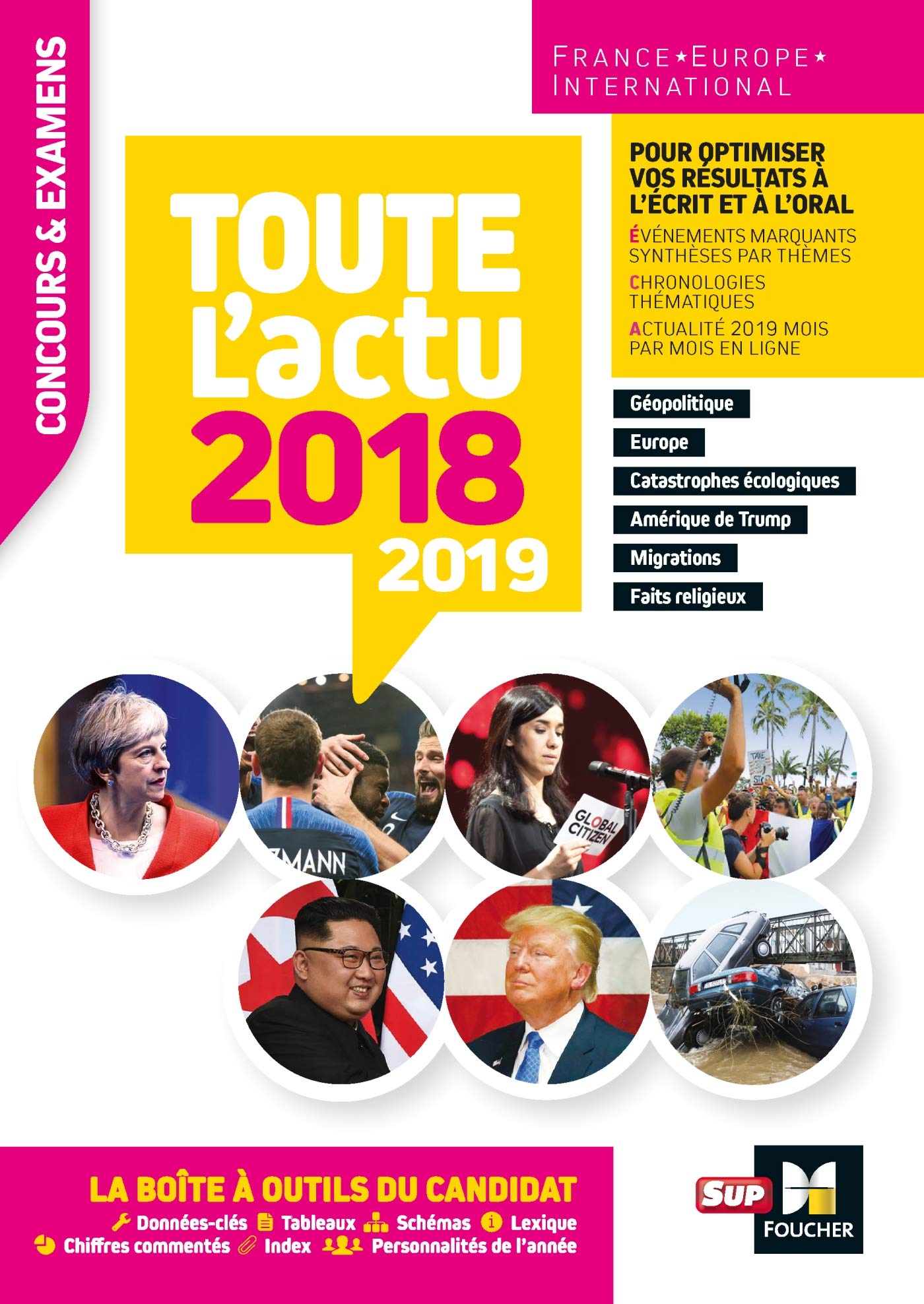 Toute l'actu 2018: Concours & examens 9782216153404