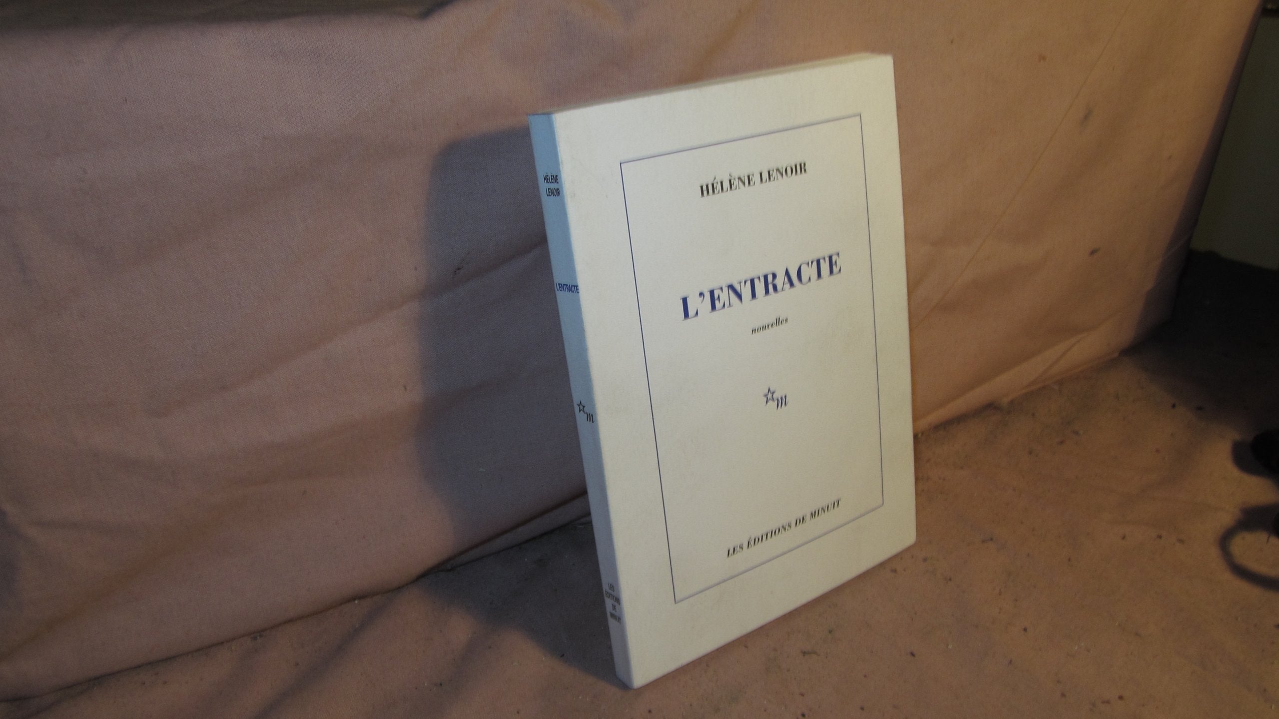 L'entracte: nouvelles 9782707319067