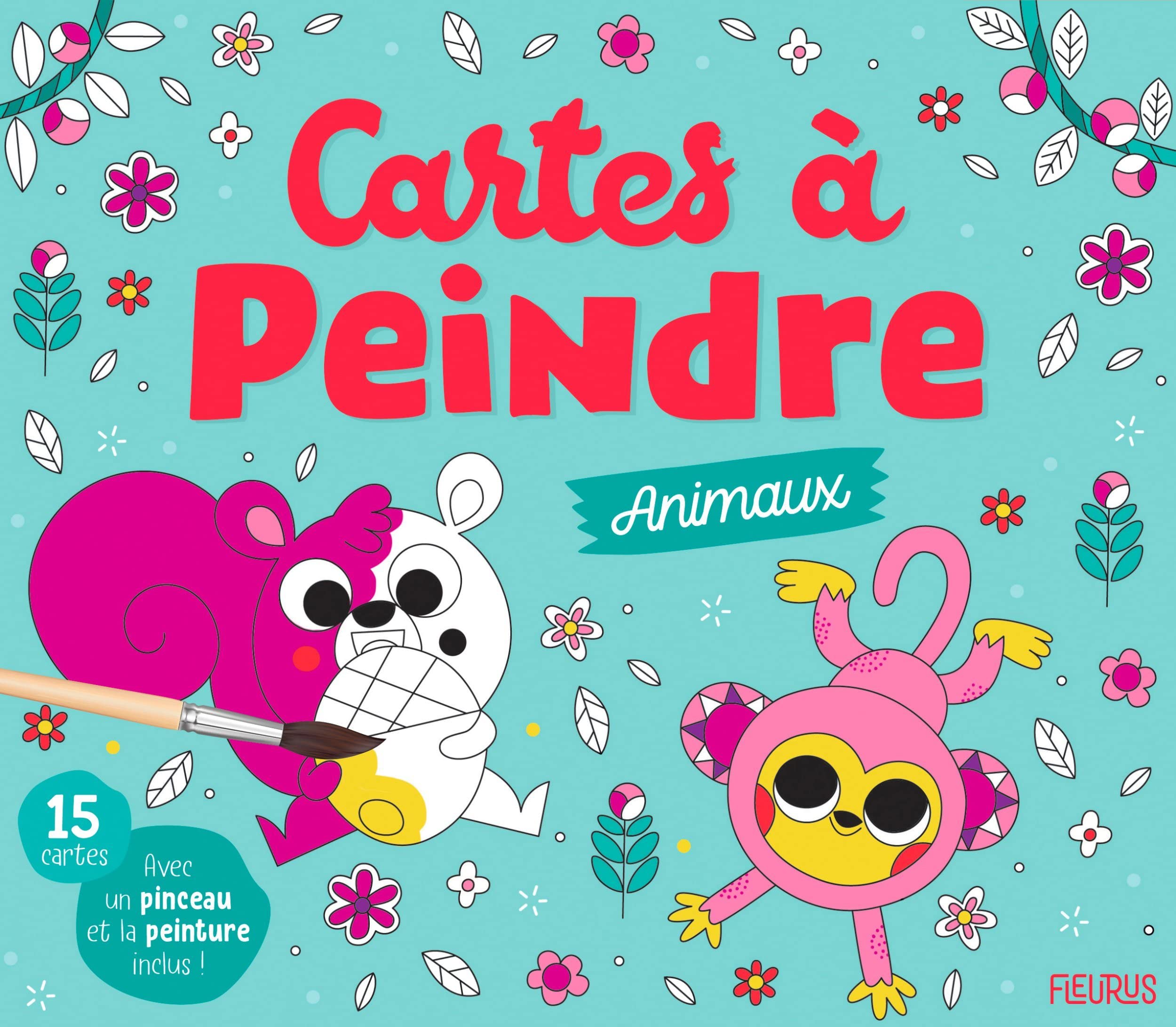 Cartes à peindre - Animaux 9782215175766