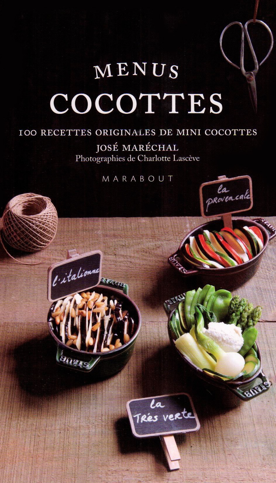 Menus Cocottes: Plus de 100 recettes originales de mini cocottes 9782501058735