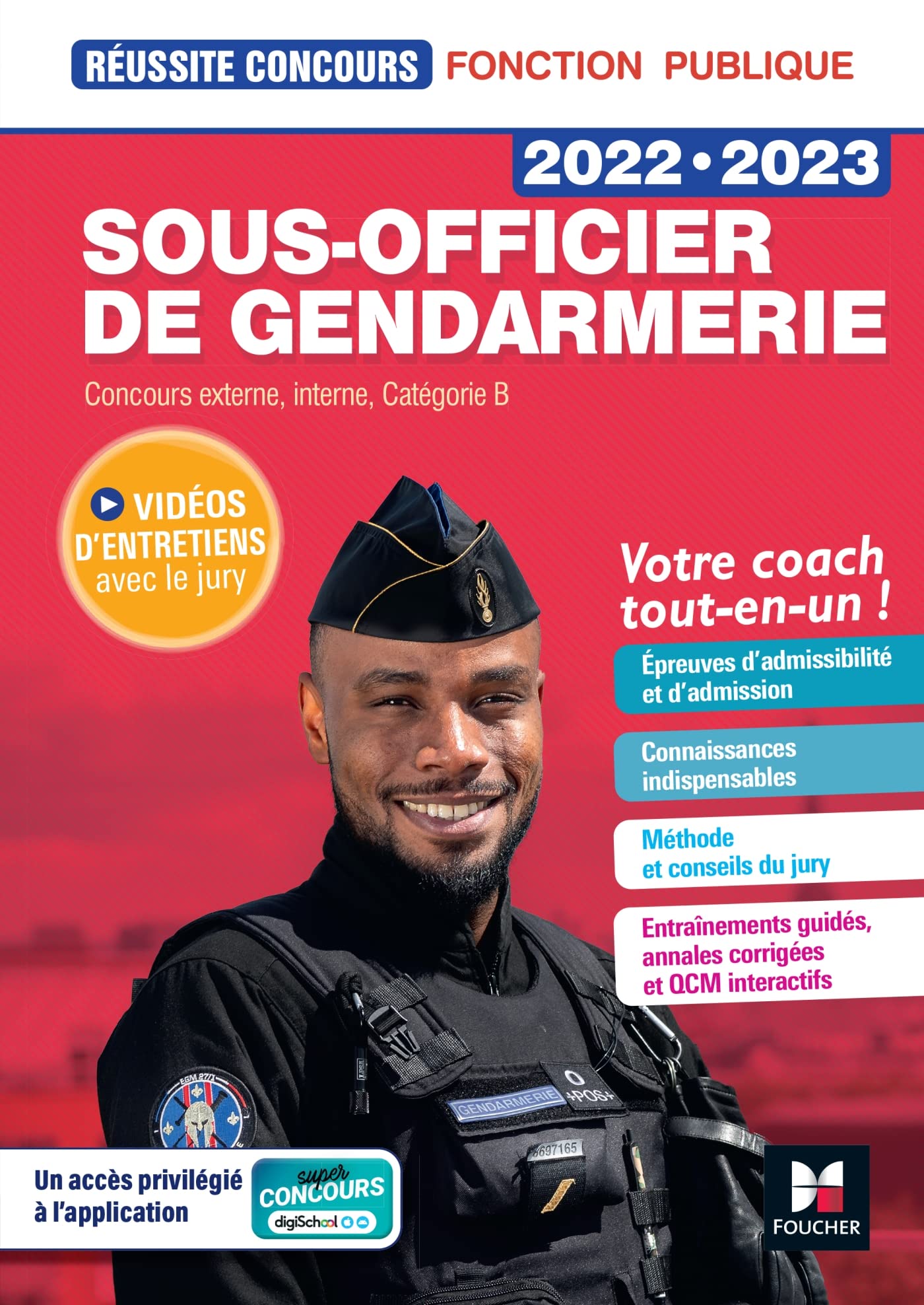 Réussite Concours - Sous-officier de gendarmerie - 2022-2023- Préparation complète 9782216164257