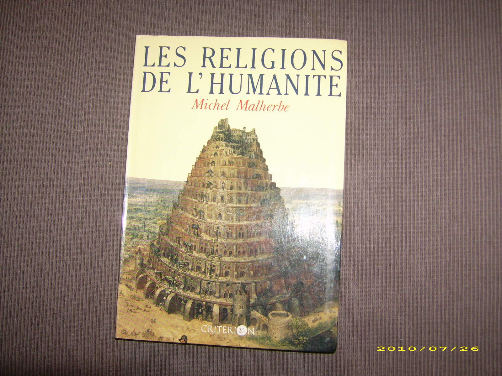 Religions de l humanité -gd format- 9782741300434