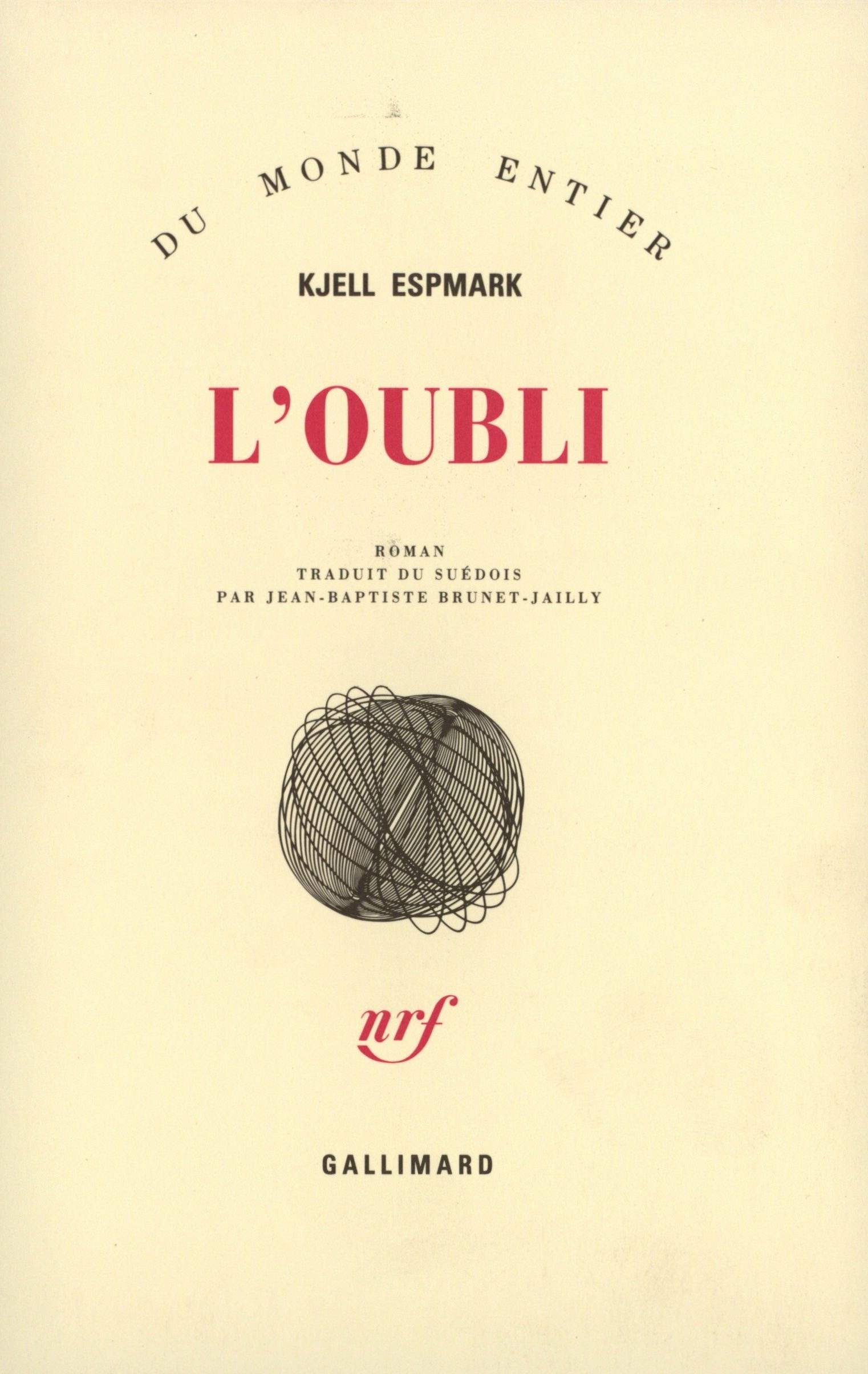 L'Oubli 9782070716906