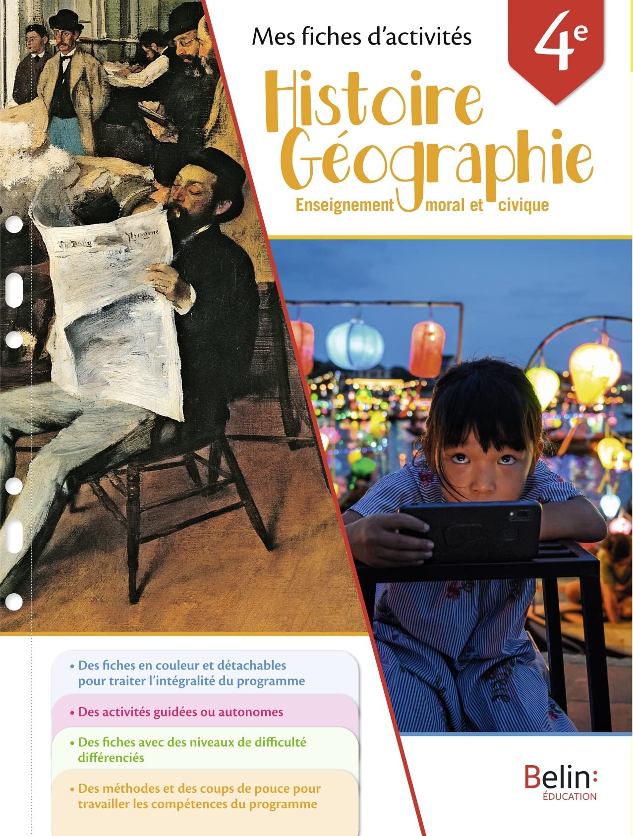 Mes fiches d'activités Histoire Géographie EMC 4e 9791035822798