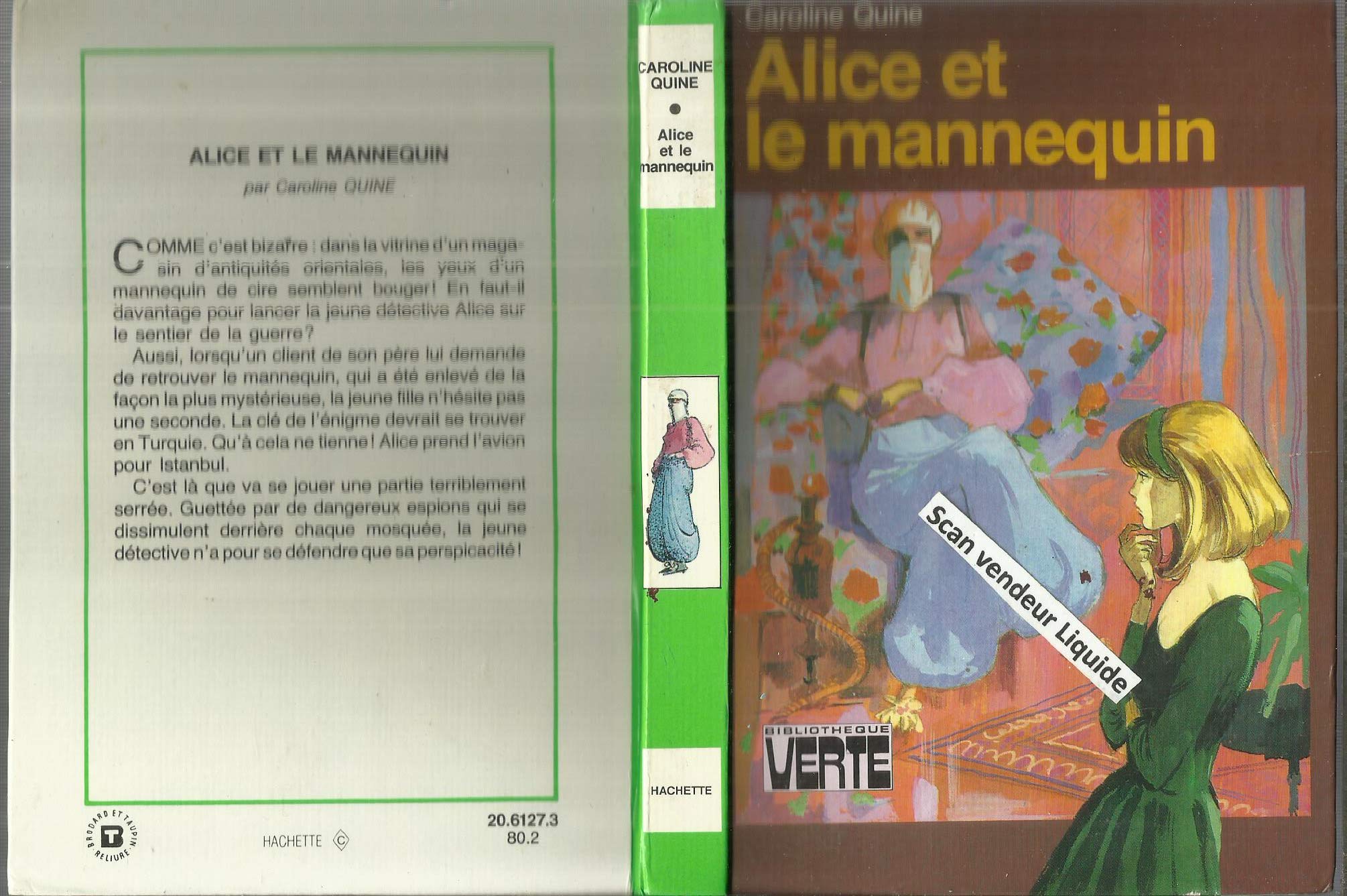 Alice et le mannequin (Bibliothèque verte) 9782010065835
