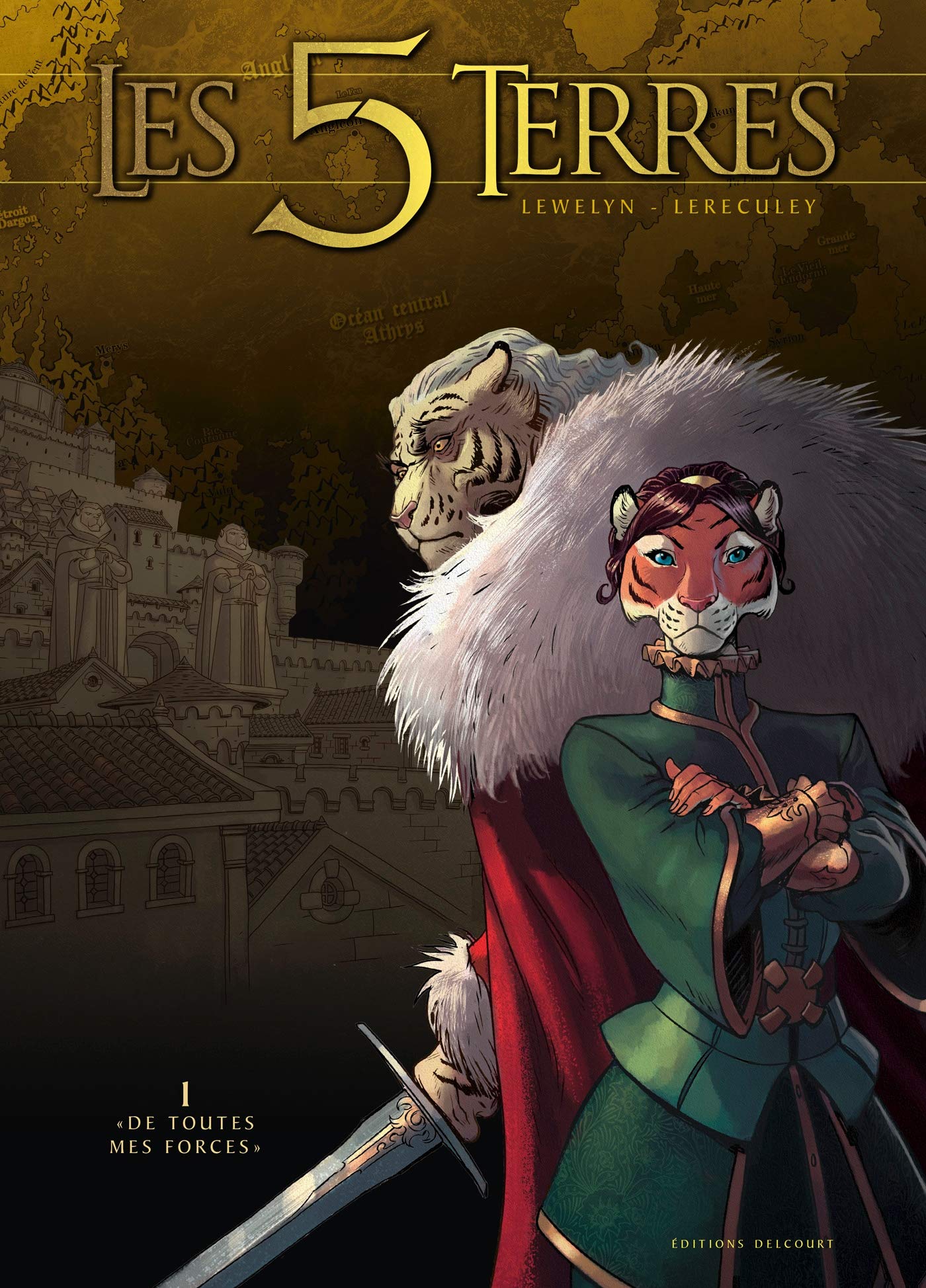 Les 5 terres T01: « De toutes mes forces » 9782413002284