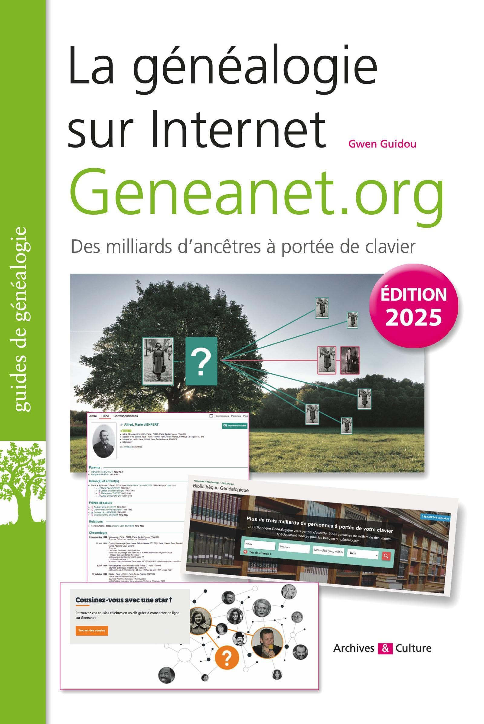 La généalogie sur Internet : Geneanet.org 9782350774589