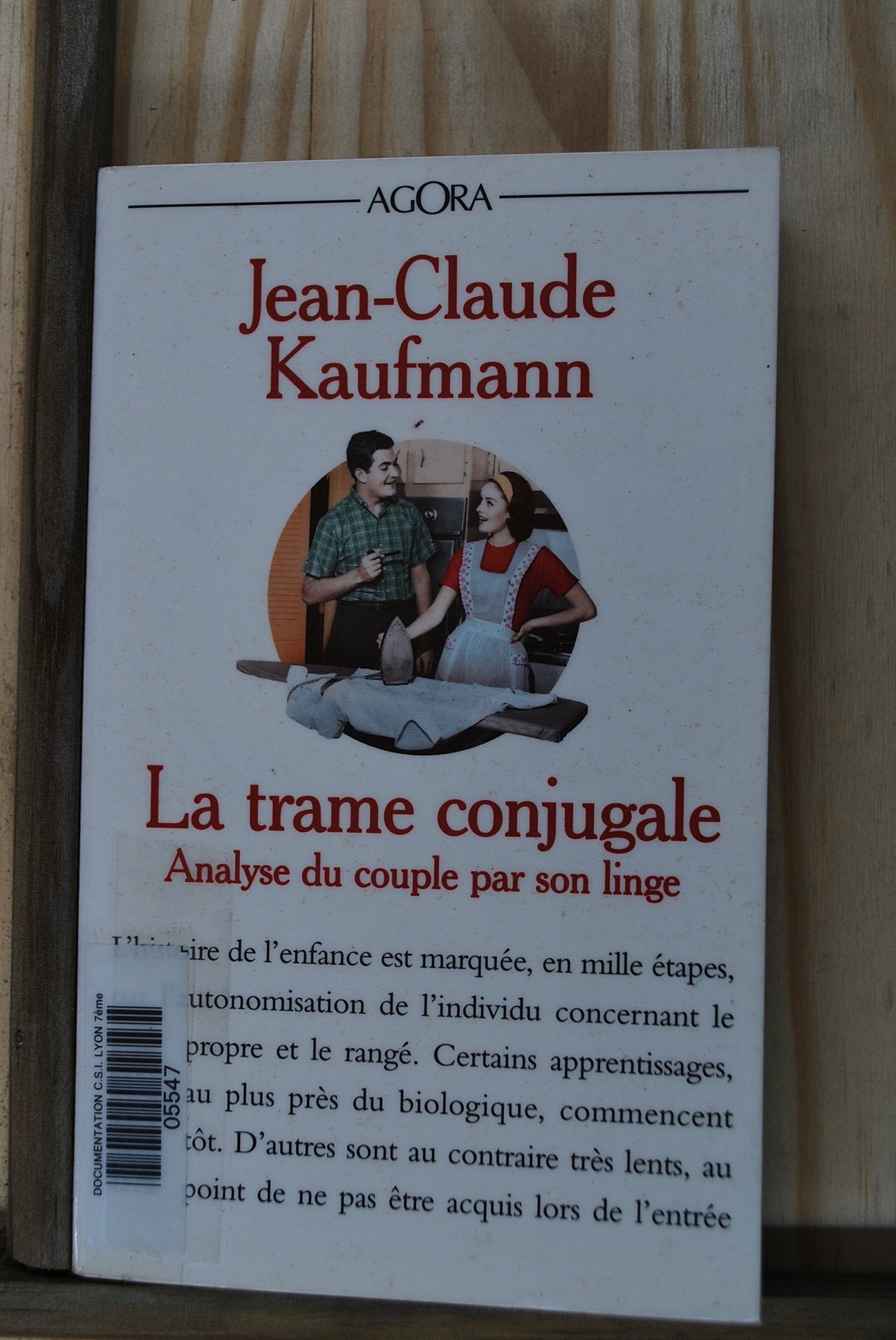 La Trame conjugale : analyse du couple par son linge 9782266075145