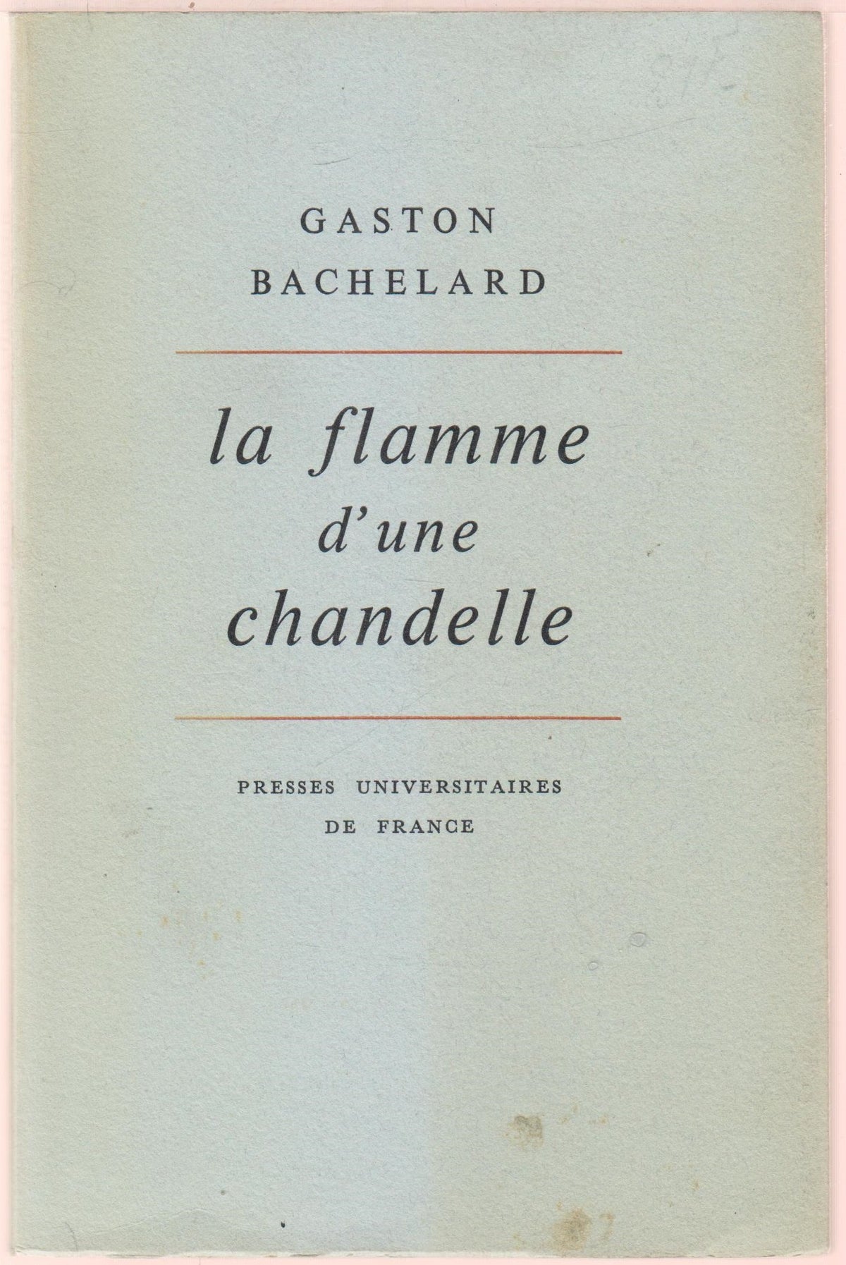 La flamme d'une chandelle 9782130364788