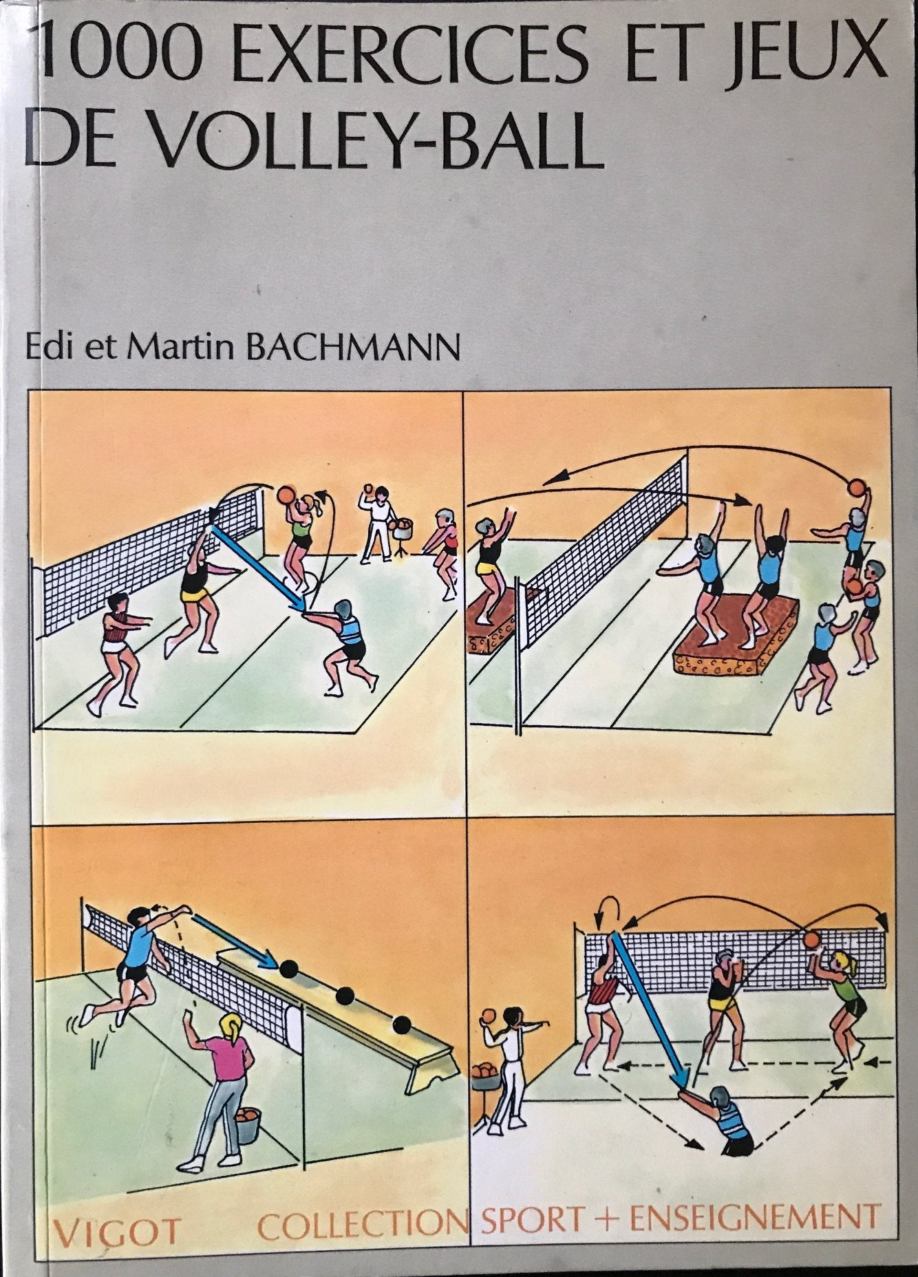 1000 exercices et jeux de volley-ball 9782711409495