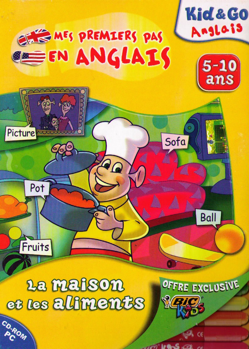 Mes premiers pas en Anglais La maison et les aliments 5-10 ans 3760066565192