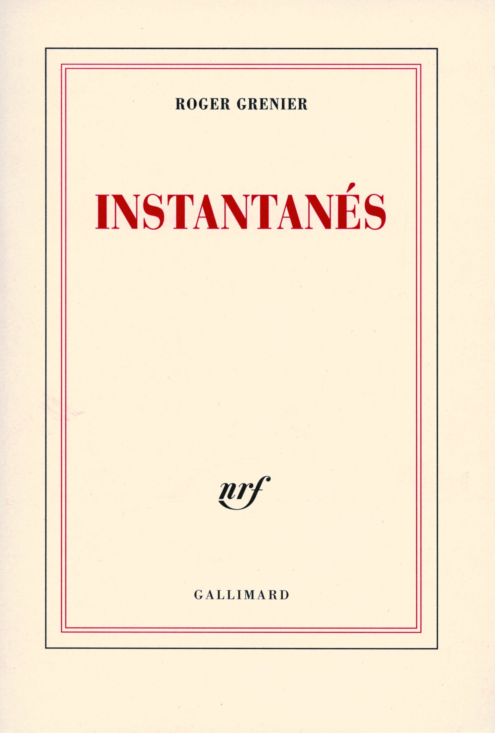 Instantanés 9782070785223