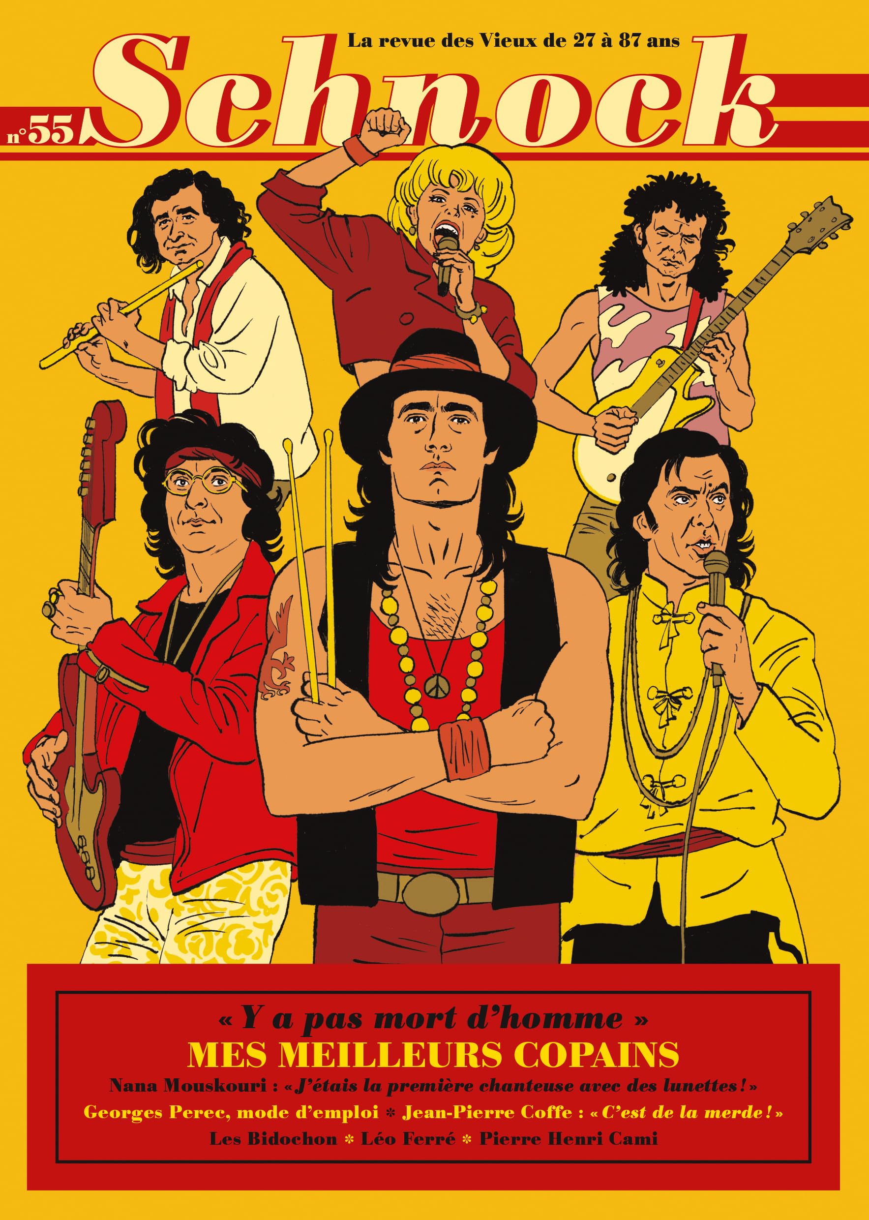 Schnock n°55 - Mes meilleurs copains: La revue des vieux des 27 à 87 ans (2025) (55) 9782354613150