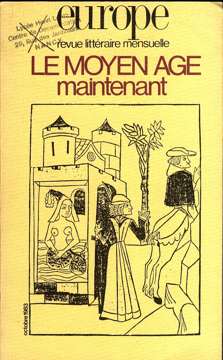 Le Moyen-Âge maintenant, numéro 654 9780050410622