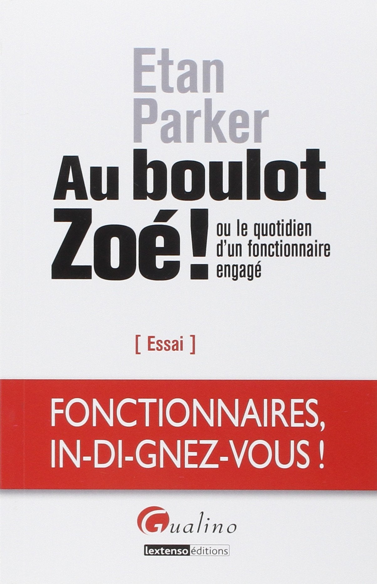 Au boulot Zoé !: Ou le quotidien d'un fonctionnaire engagé 9782297030328