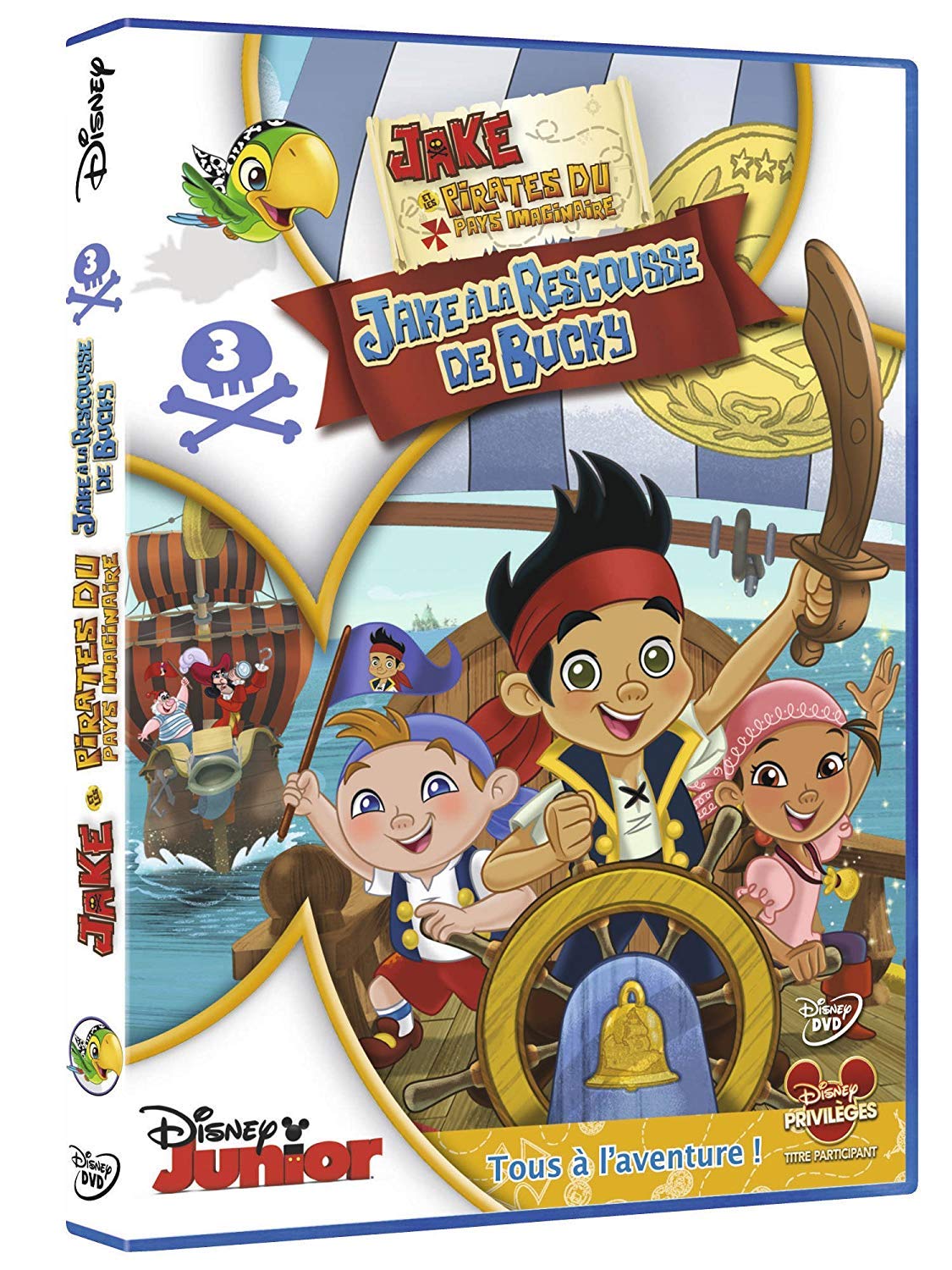 Jake et Les Pirates du Pays Imaginaire-3-Jake à la rescousse de Bucky 8717418363901