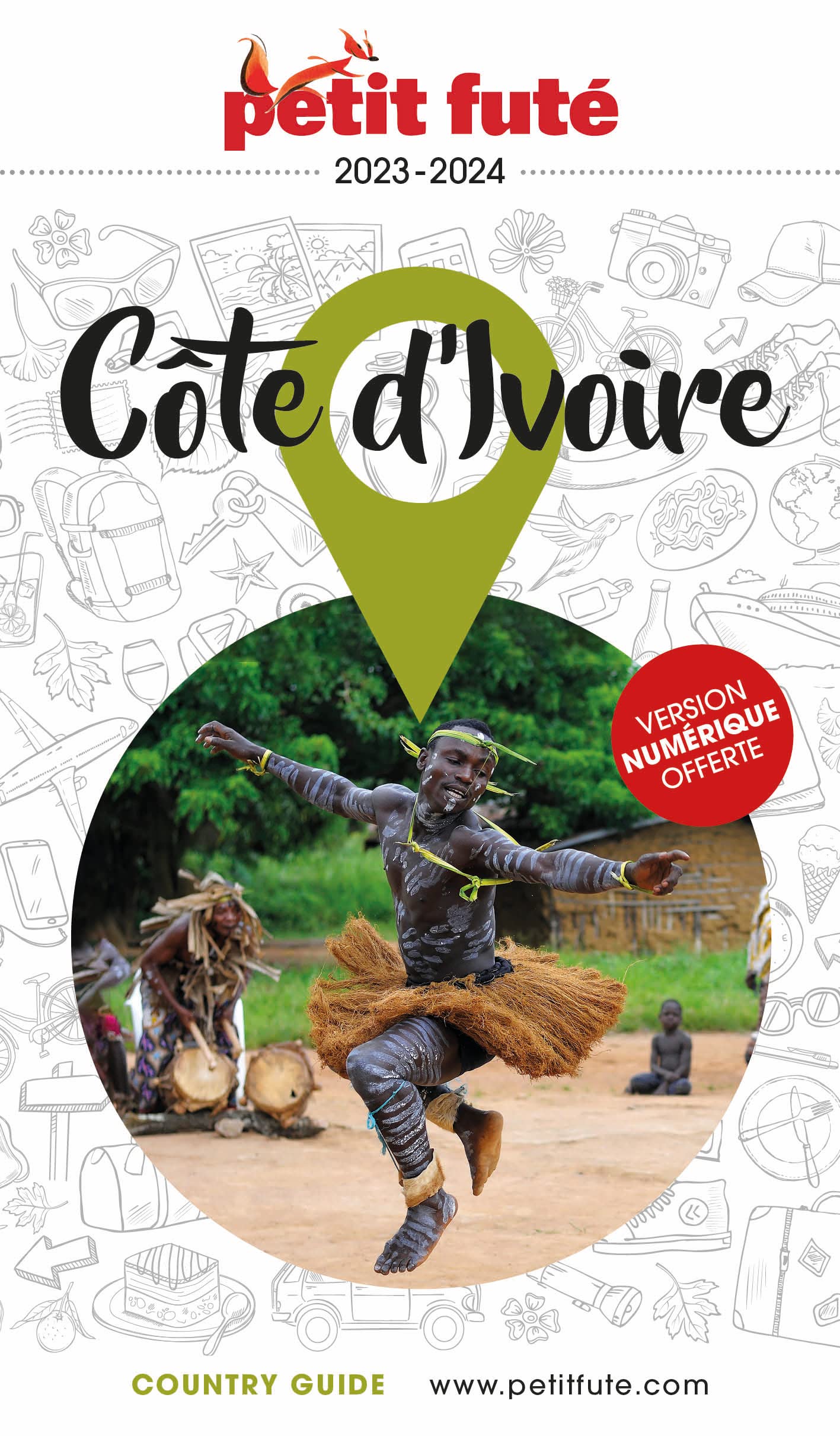 Guide Côte d'Ivoire 2023 Petit Futé 9782305083698