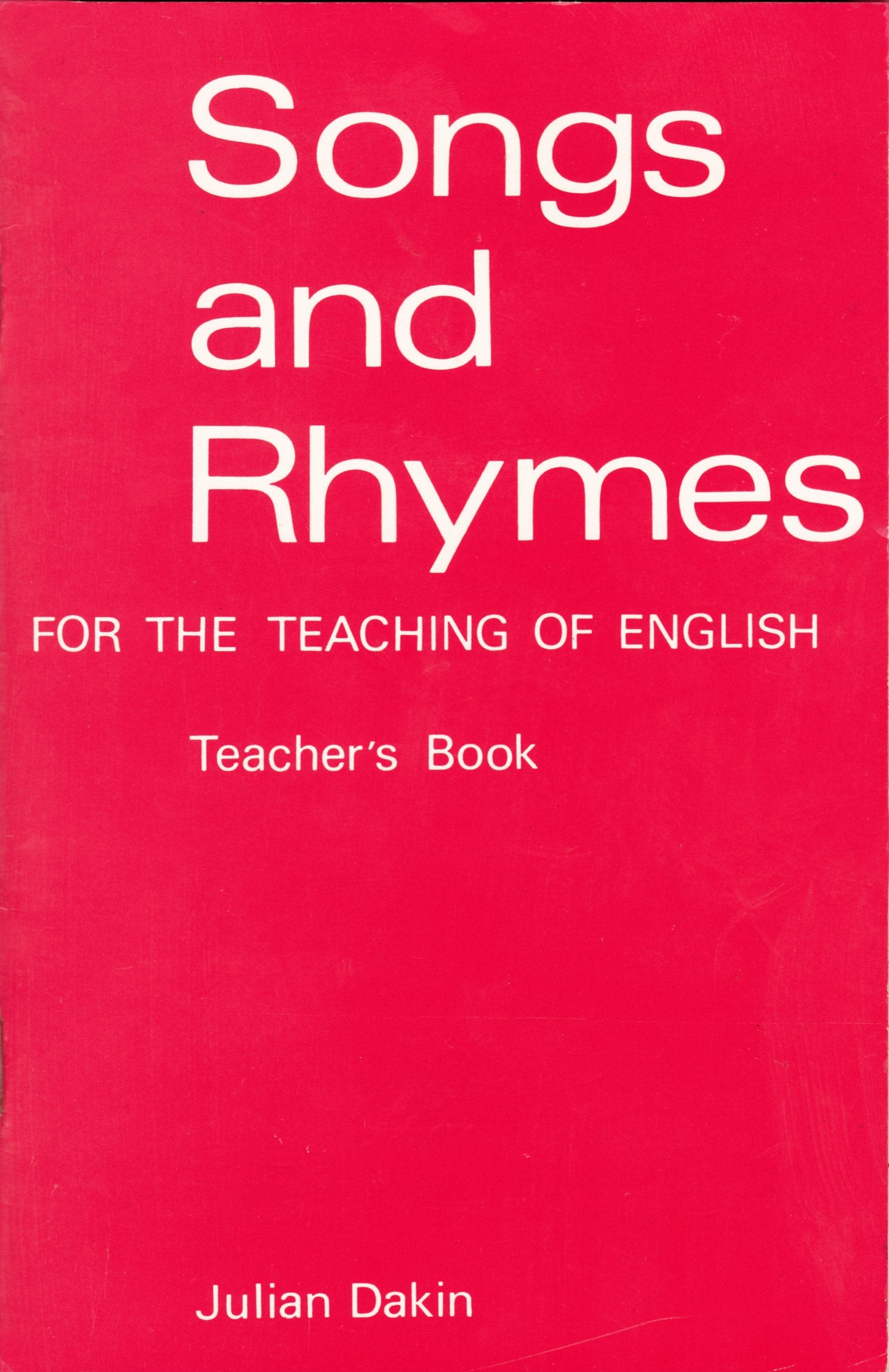 Songs And Rhymes Eleve 9780582521292