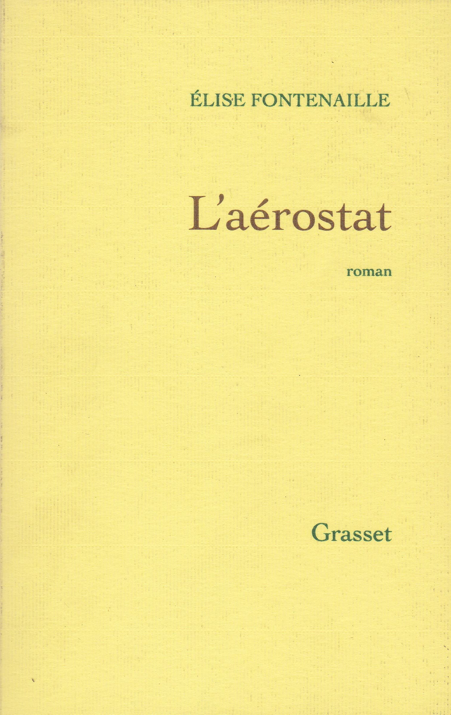 L'aérostat 9782246734215