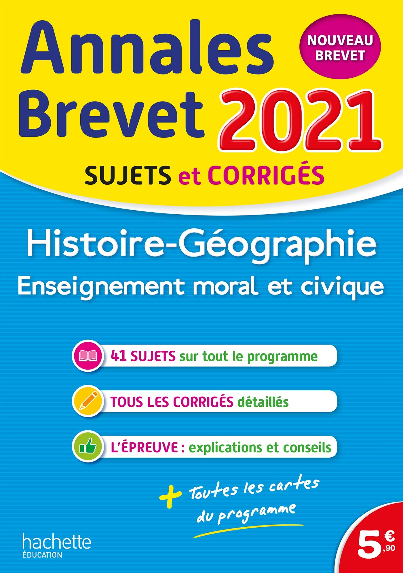 Annales Brevet 2021 Histoire-Géographie-EMC 9782017122180