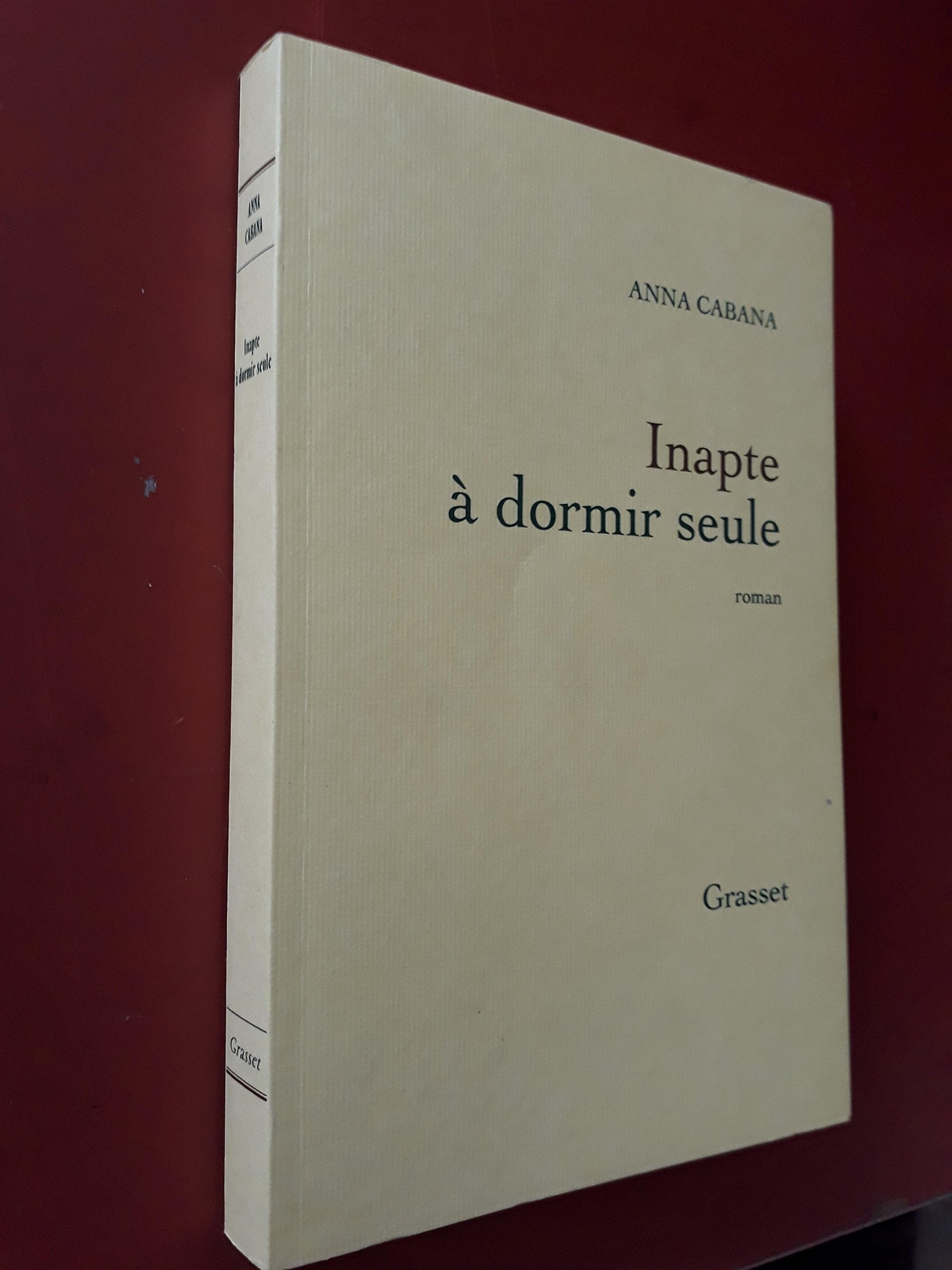 Inapte à dormir seule 9782246770312