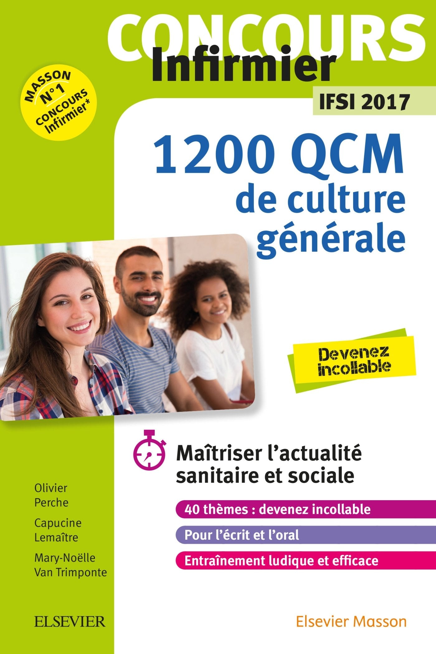 Concours IFSI Culture générale: 1 200 QCM 9782294755804