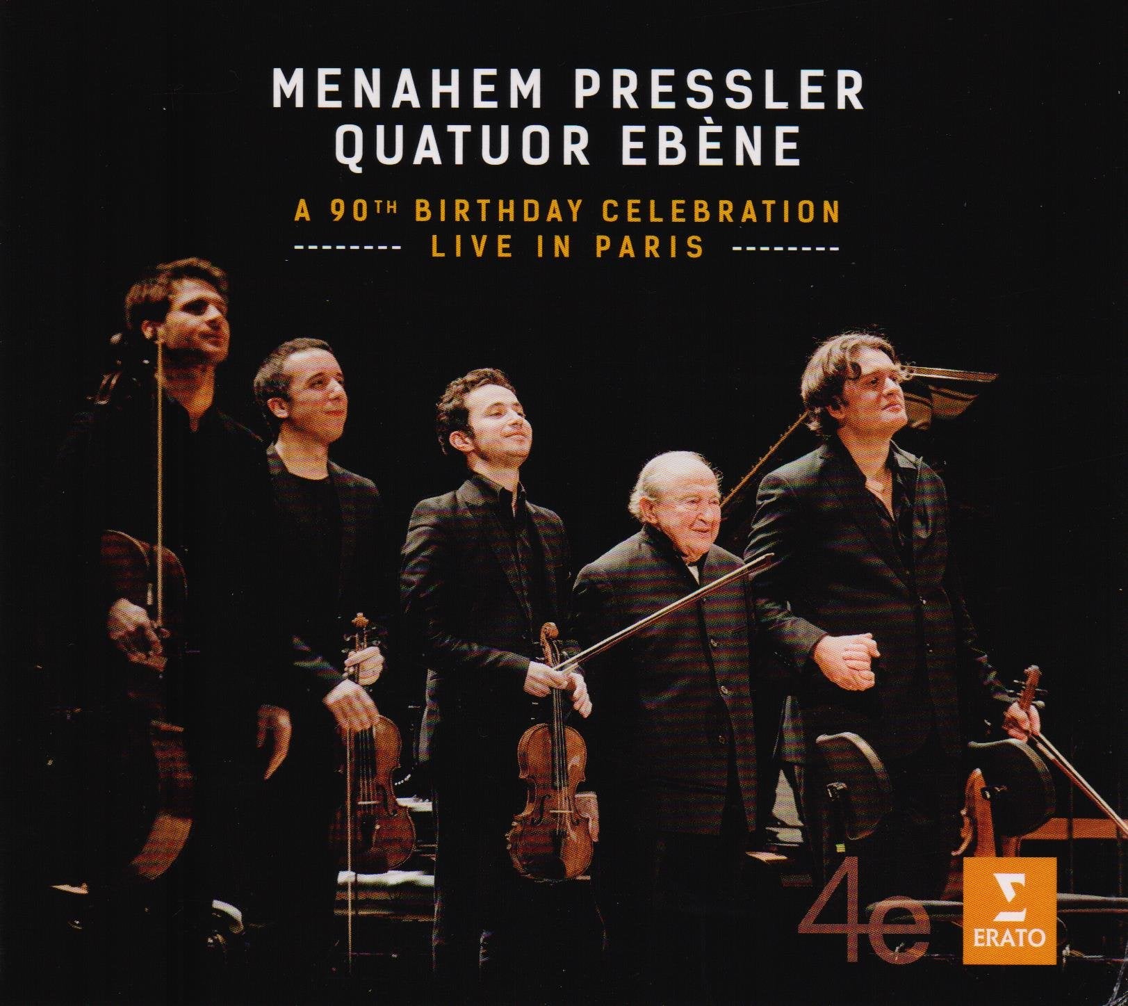 Menahem Pressler 90th Anniversary Concert 0825646259649