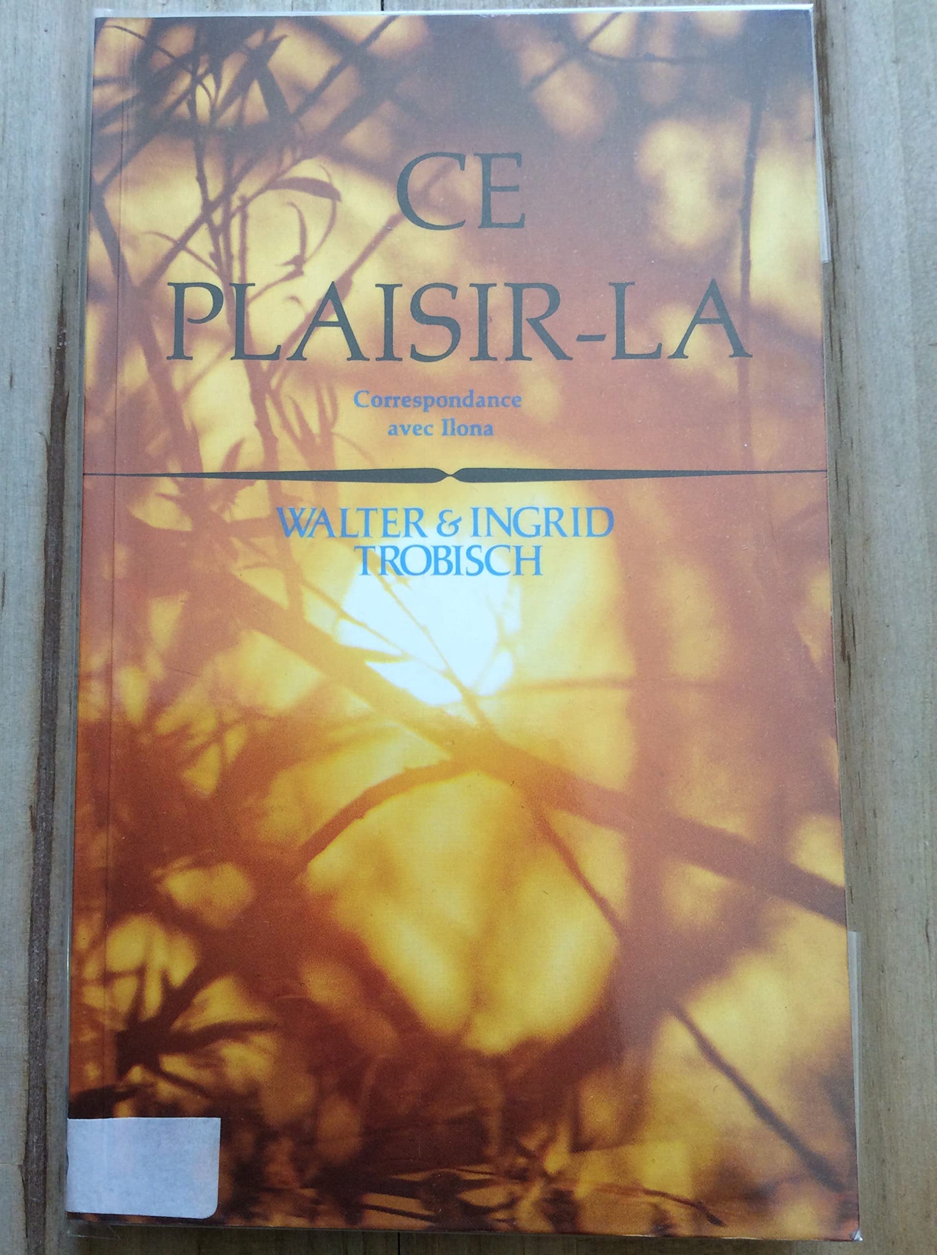 Ce plaisir-la 9783878271161