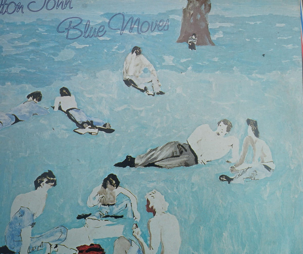 Elton John Blue Moves 1976 UK 2-LP vinyl set ROSP1