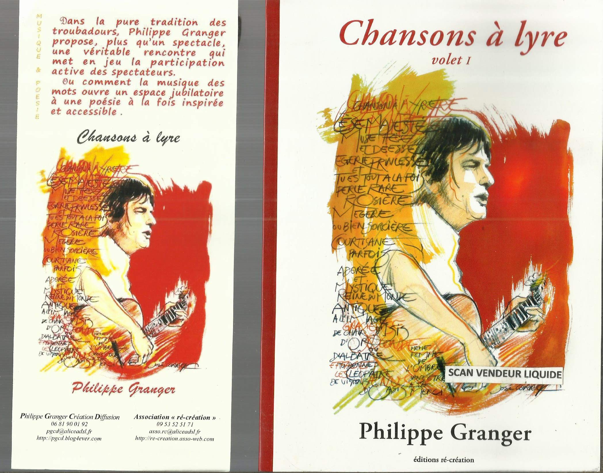Chansons à lyre - Volet 1 9782953330519