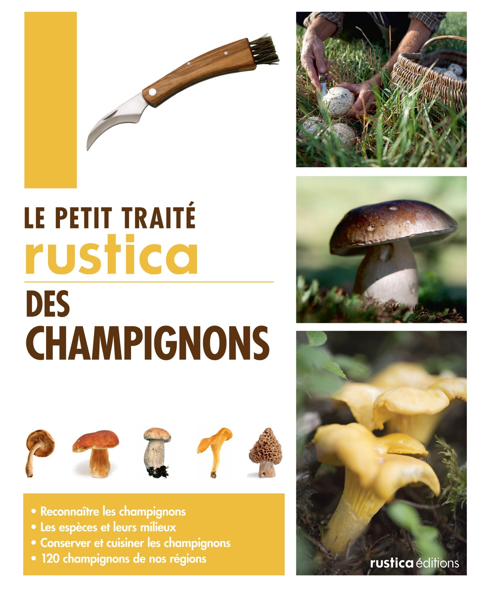 Le petit traité Rustica des champignons: Reconnaître les champignons - Les espèces et leurs milieux - Conserver et cuisiner les champignons - 120 champignons de nos régions 9782815303576