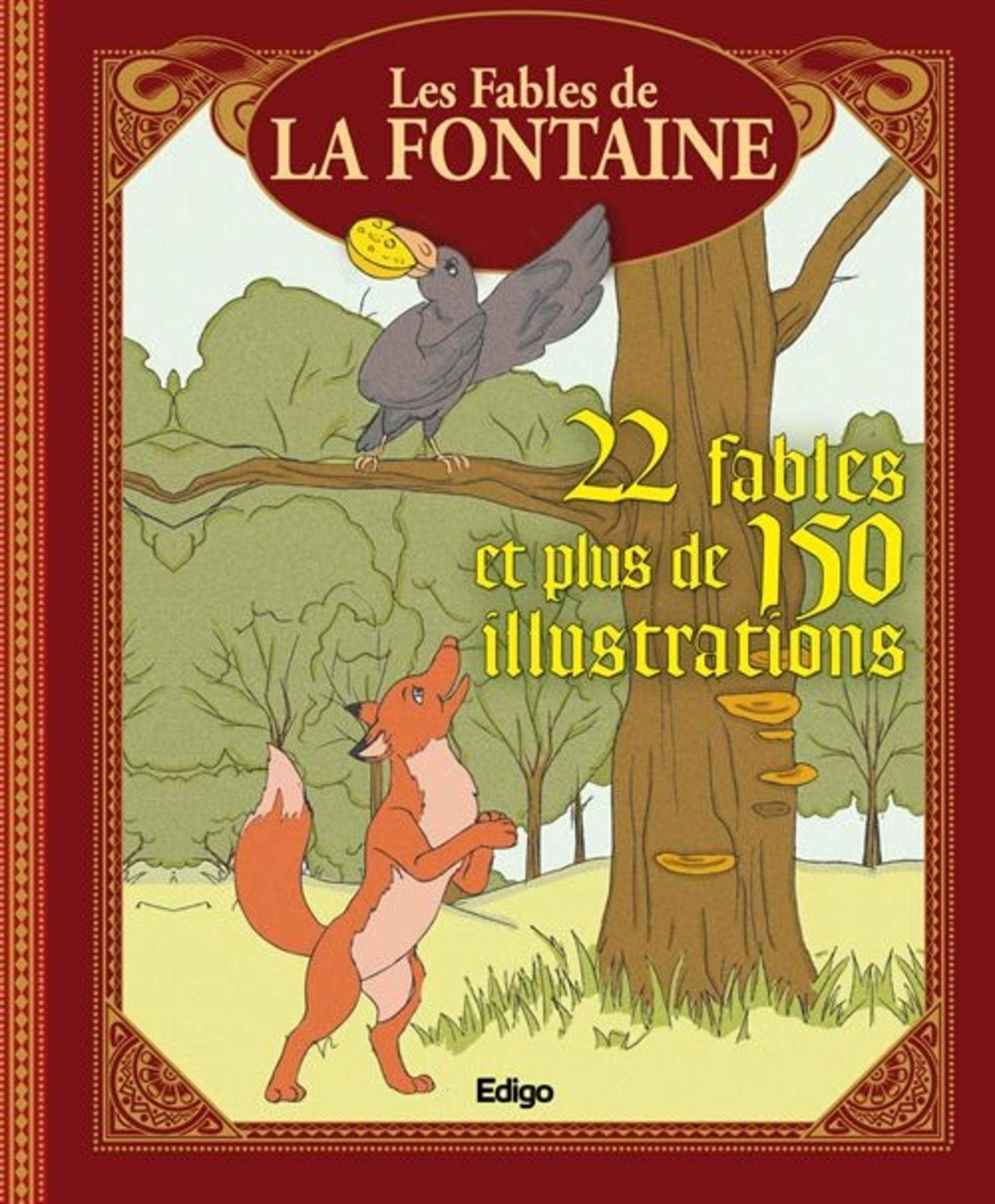 Les fables de la Fontaine, 22 fables et plus de 150 illustrations 9782359331813