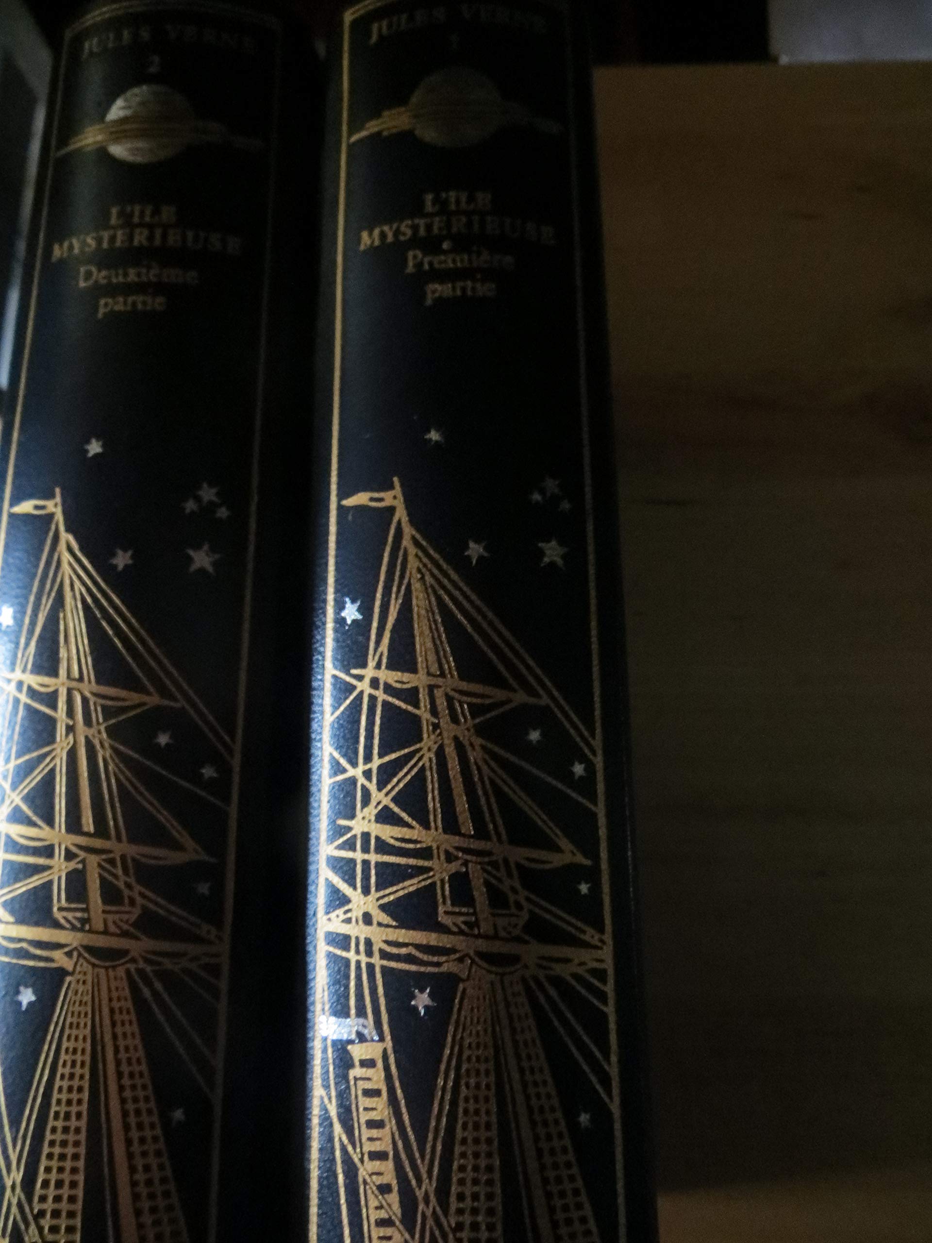 L'ILE MYSTERIEUSE PREMIERE PARTIE ET DEUXIEME PARTIE - TOME 1 ET TOME 2 JEAN DE BONNOT