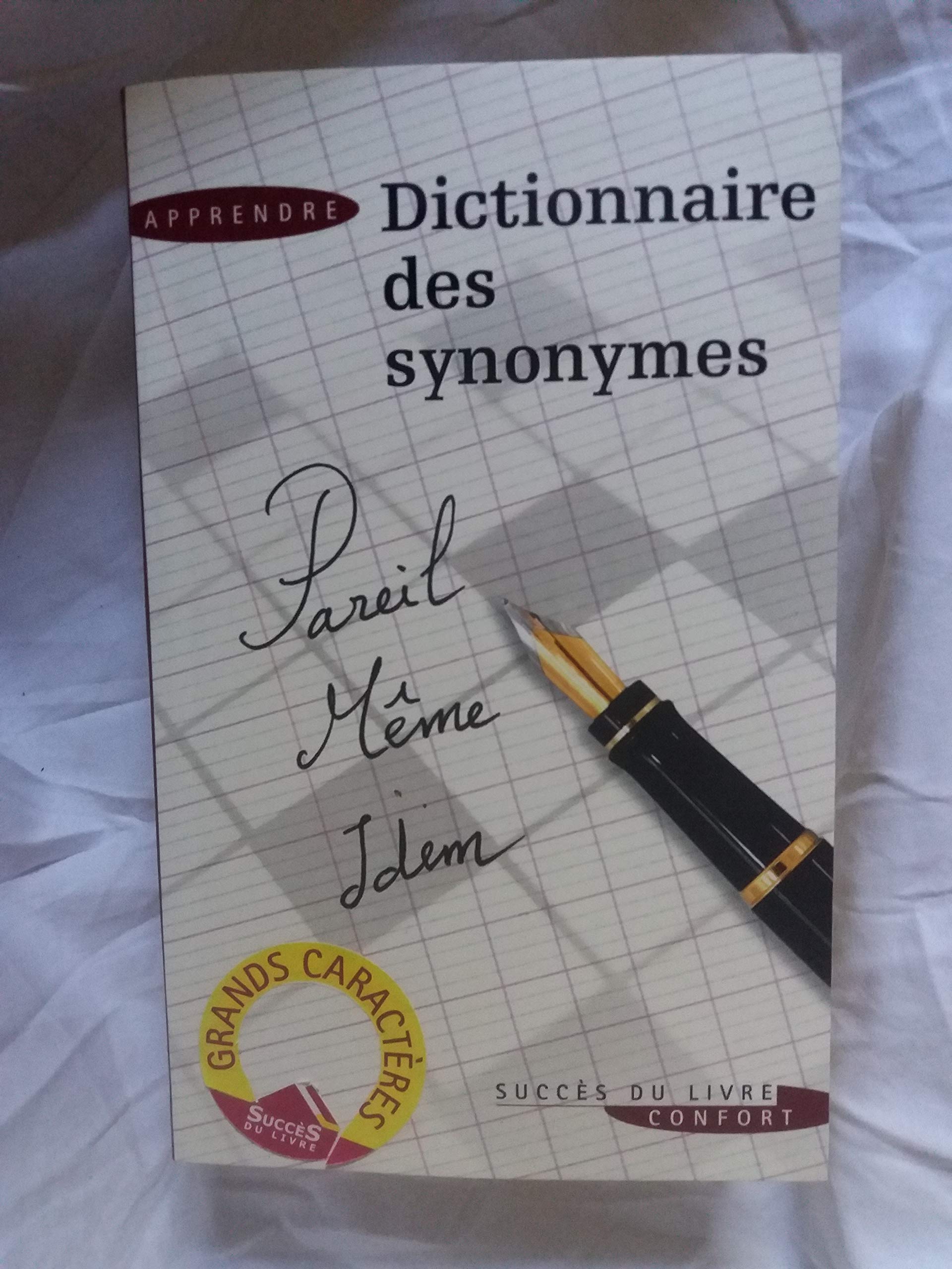Dictionnaire des synomymes 9782738223043