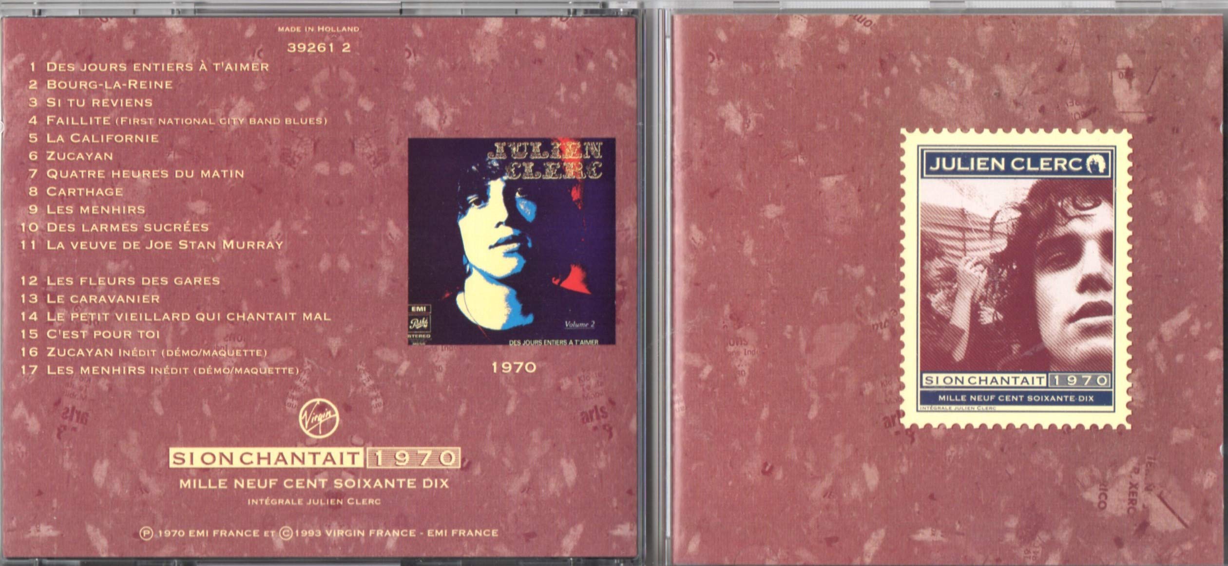 des Jours Entiers A T'Aimer 0077779514922