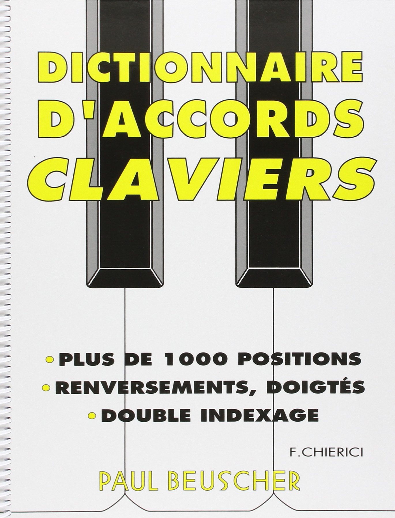 Partition : Dictionnaire d'accords pour clavier 3137990001346